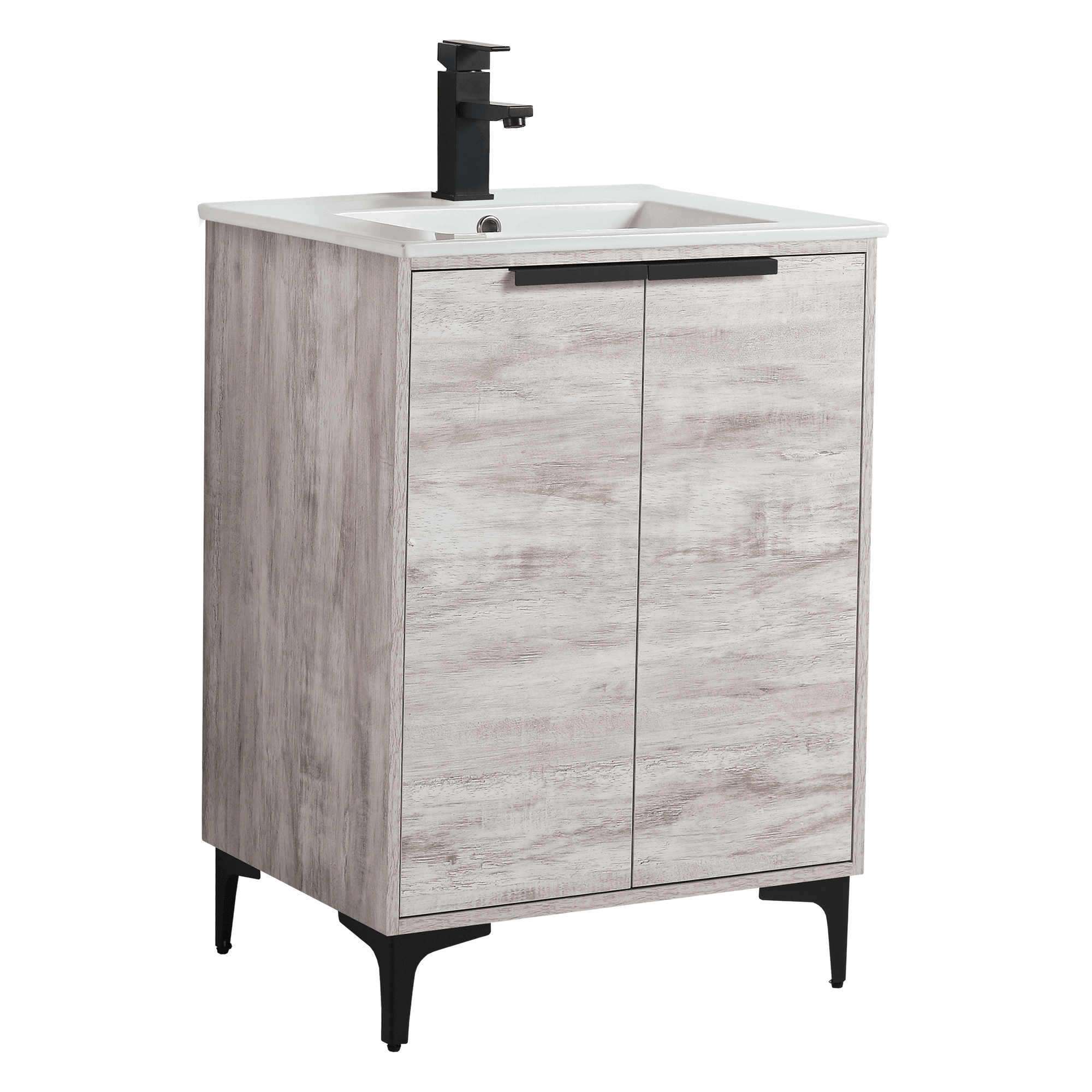 Fine Fixtures Wilmington 24 Inch Bathroom Vanity With Sink - Fully Assembled Bathroom Sink Cabinet, Bathroom Vanities, Wood Bathroom Vanity, Small Bathroom Sink Cabinet, 24 Bathroom Vanity With Sink