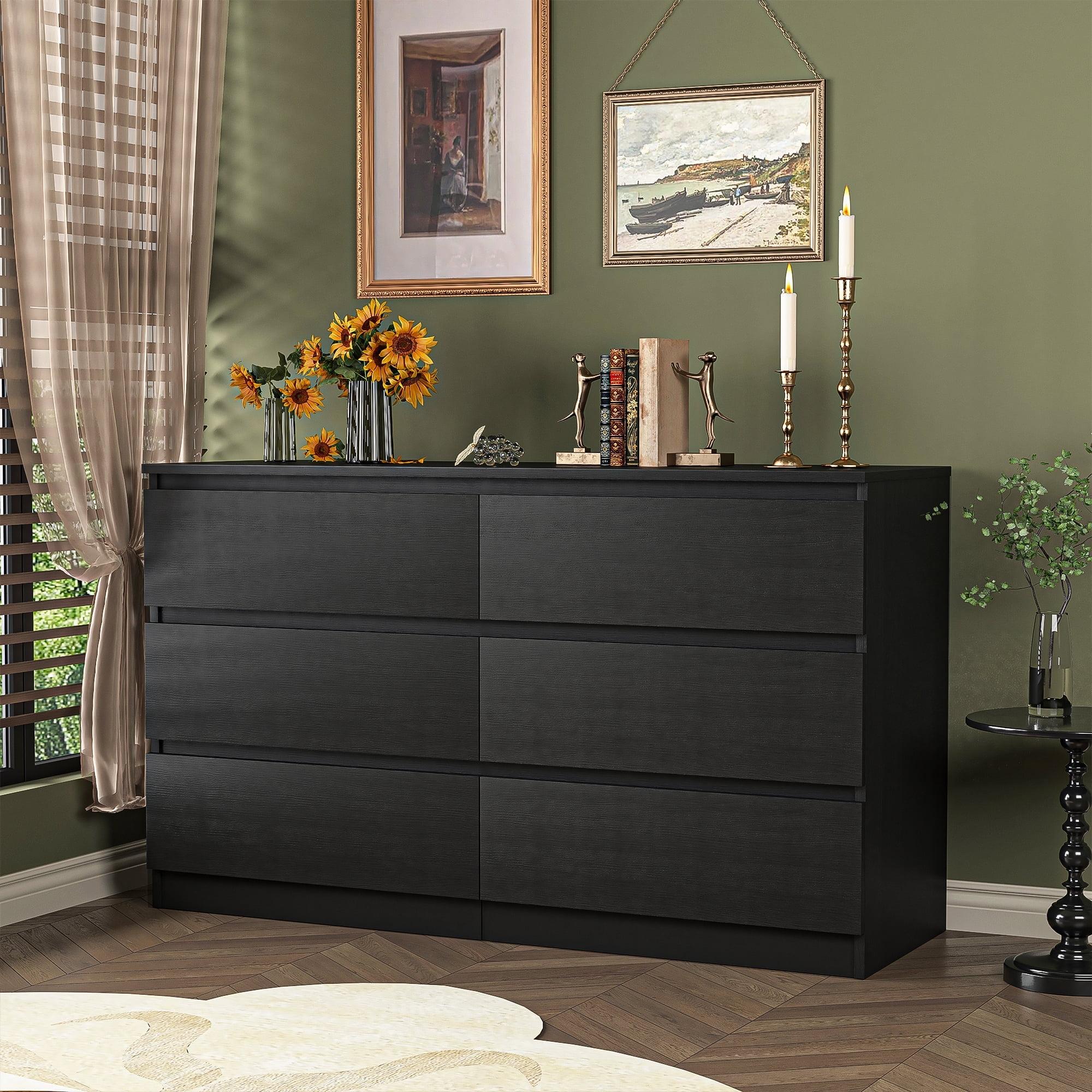 Hommoo 6 Drawer Double Dresser for Bedroom