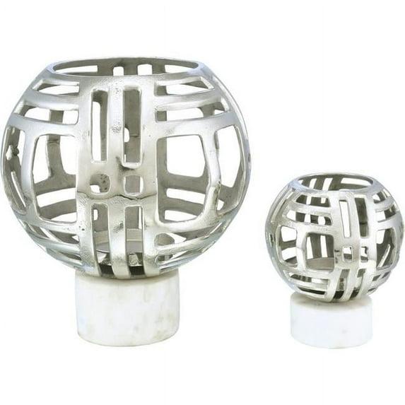 Finn Tea Light Holder Chrome Metal