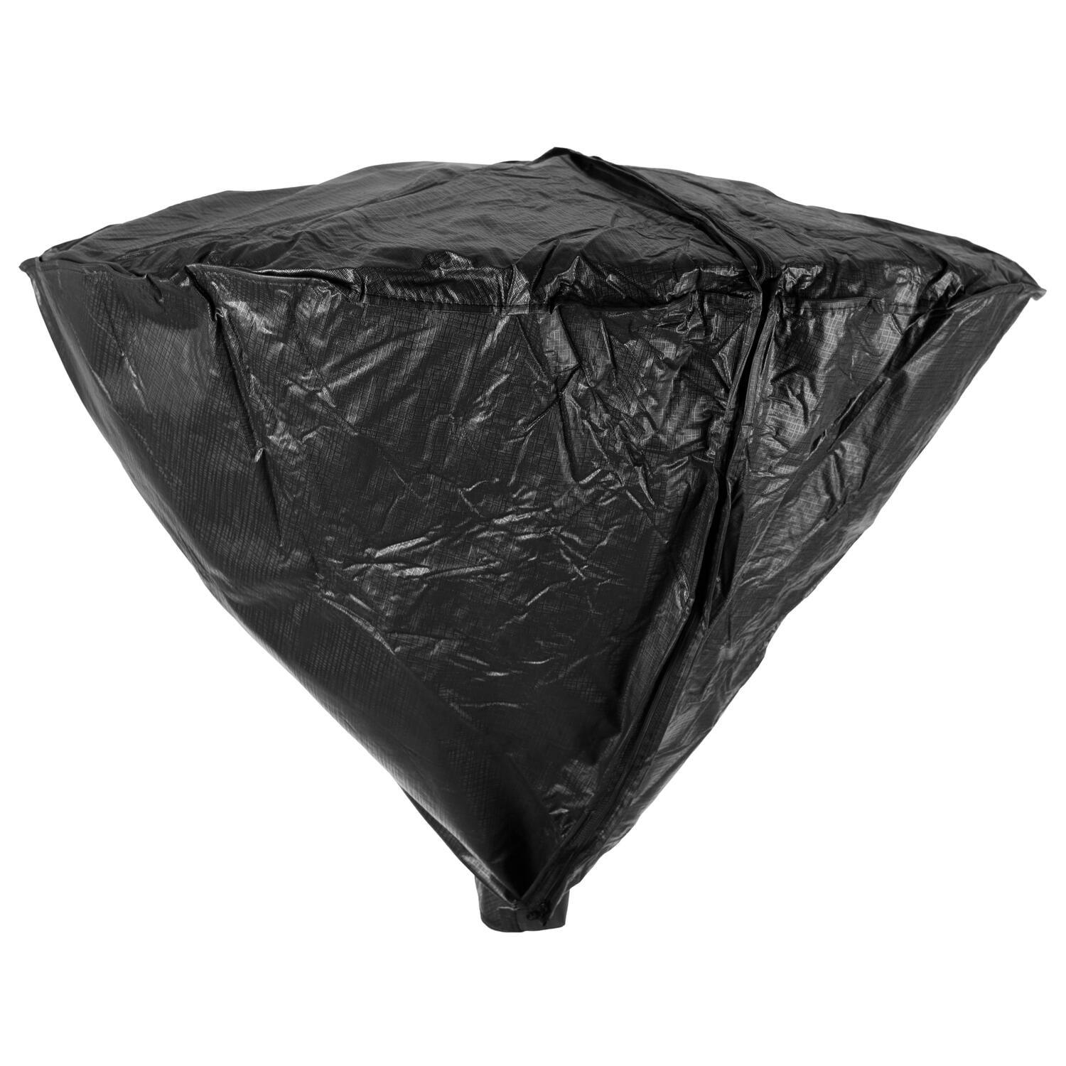 Fire Sense Fire Sense Outdoor Vinyl Head Cover LPG Patio Heaters Heavy Duty 10 Gauge Felt Lined with 32" Reflectors-Black