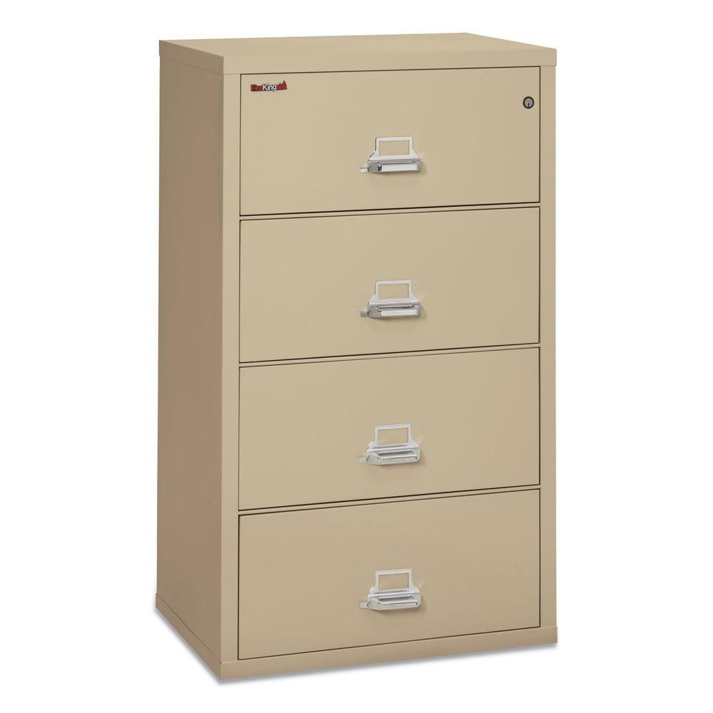 FireKing Fireproof 31.13'' Wide 4 -Drawer Steel File Cabinet
