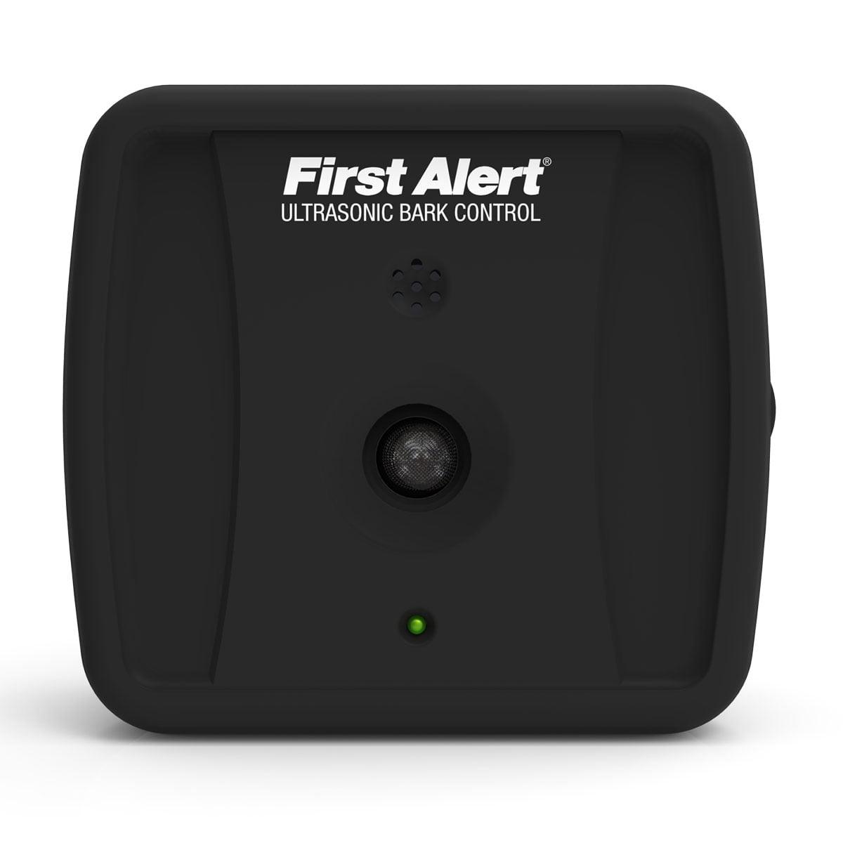 First Alert Bark Genie Automatic Ultrasonic Bark Control Device with Battery, Black