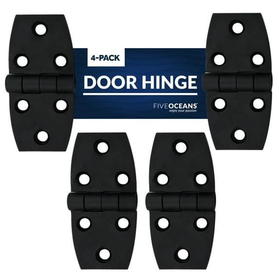 Five Oceans Door Hinges, Hatch and Door Hinge 2-7/8-inch x 1-3/8-inch, Black Nylon, 2-Pack - FO80-M4