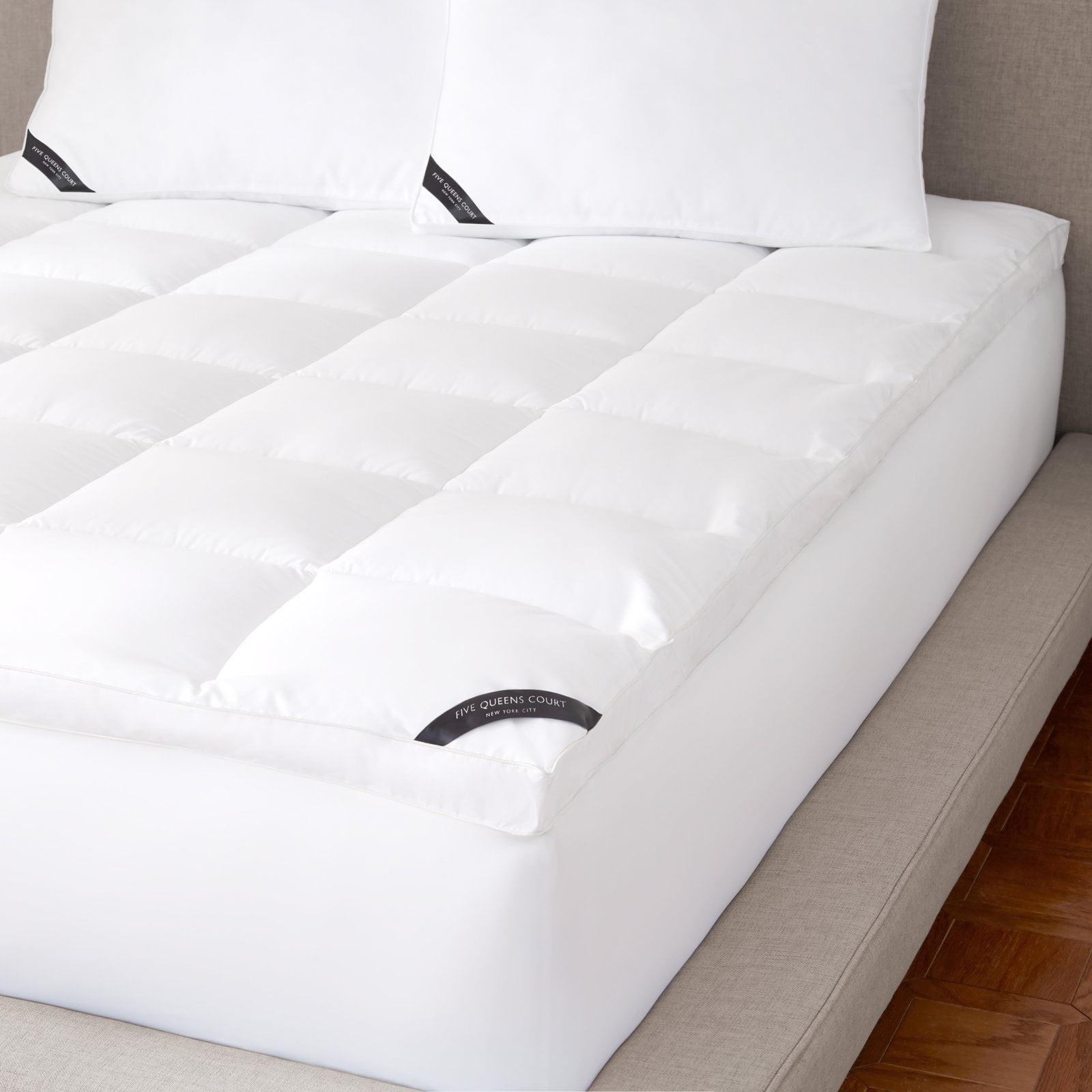 Elite California King White Down Alternative Mattress Topper