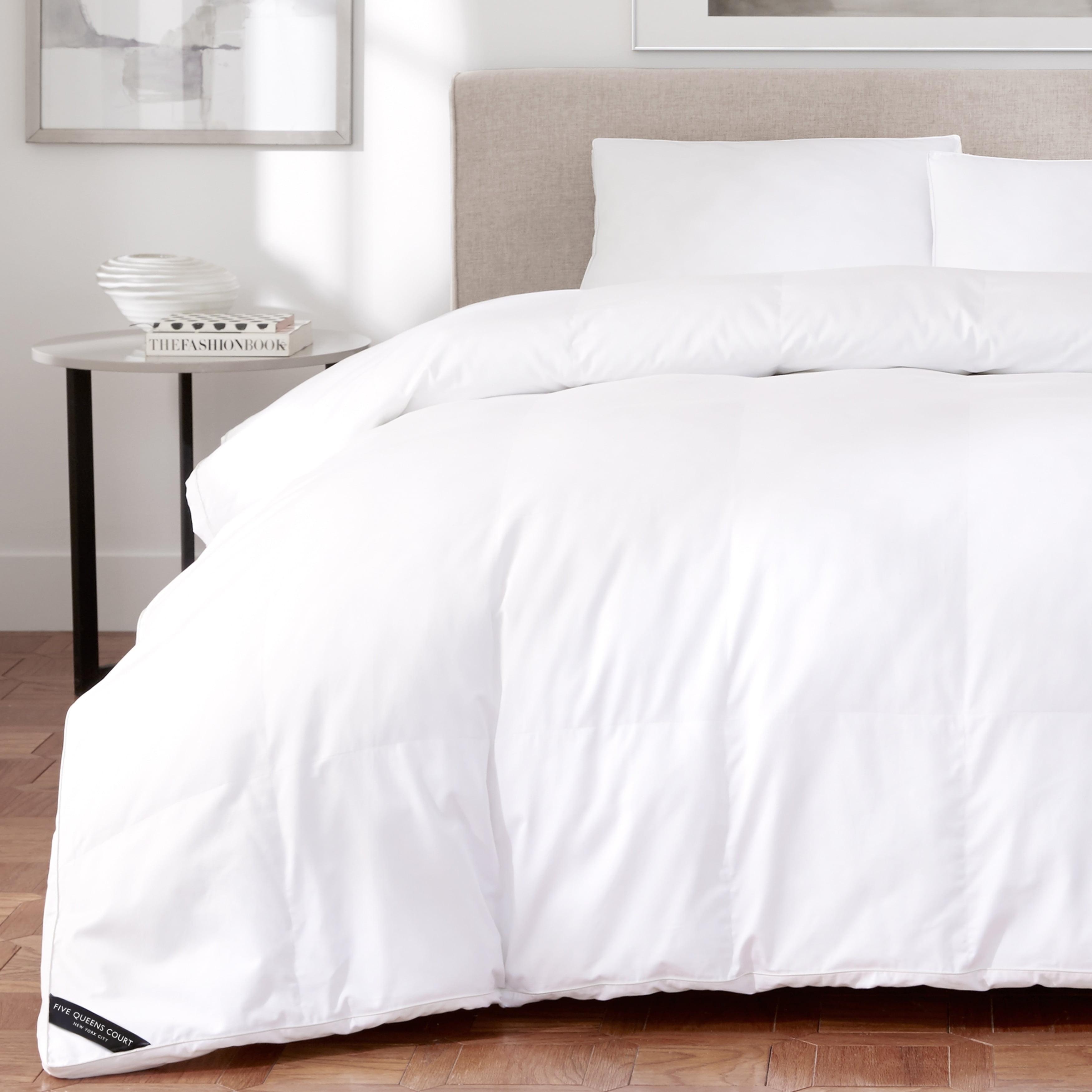 White Full Down Alternative Cotton Sateen Bedspread