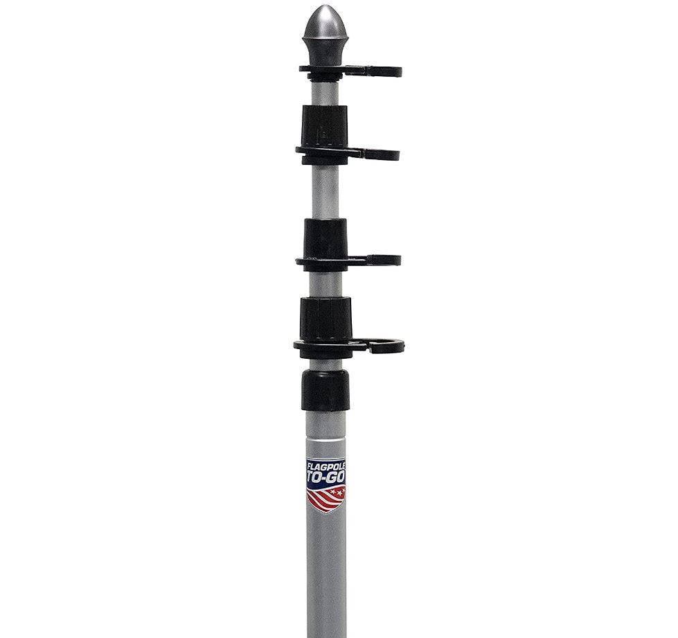 Flagpole-To-Go Aluminum Telescoping 9' Portable Flagpole
