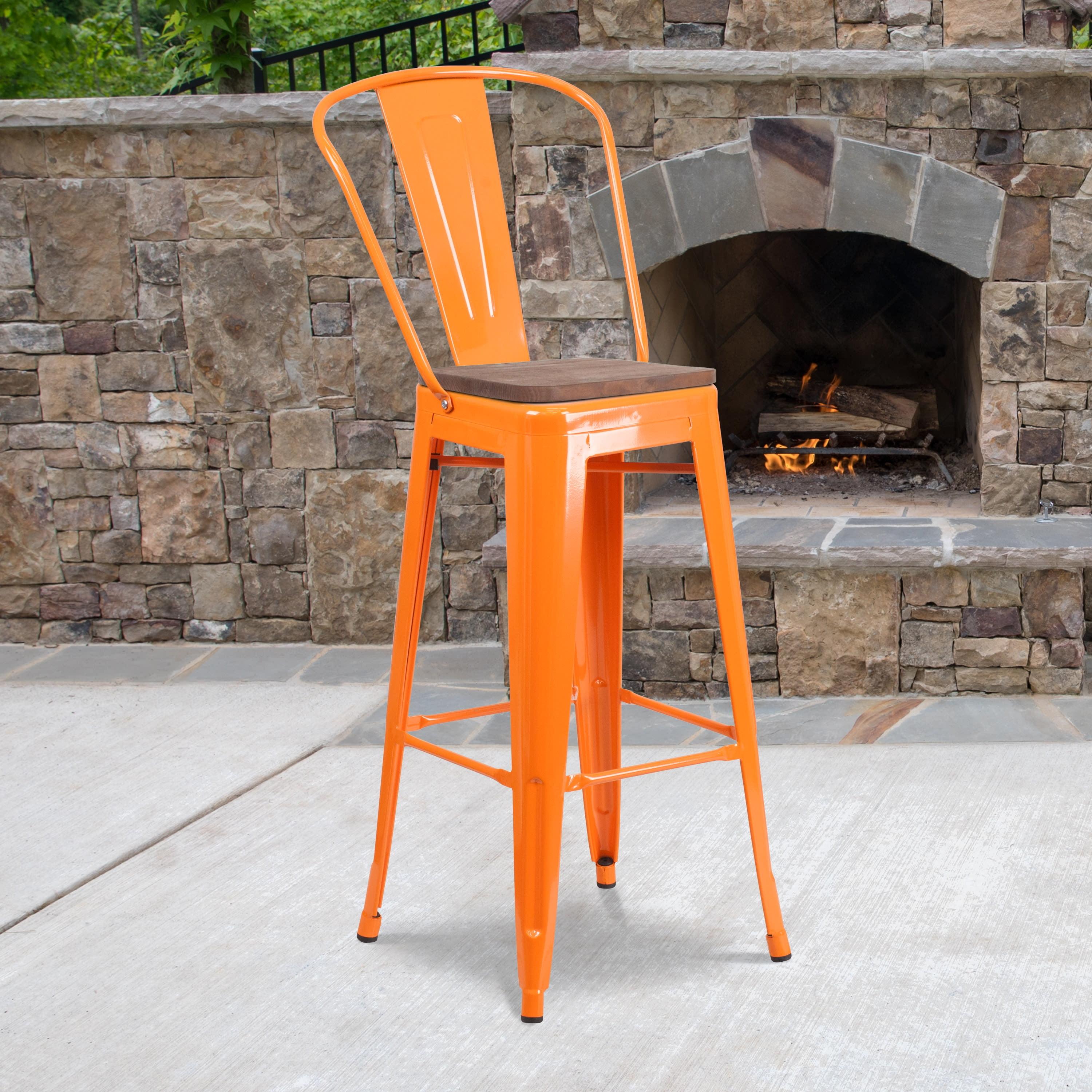 Steel Outdoor Stool