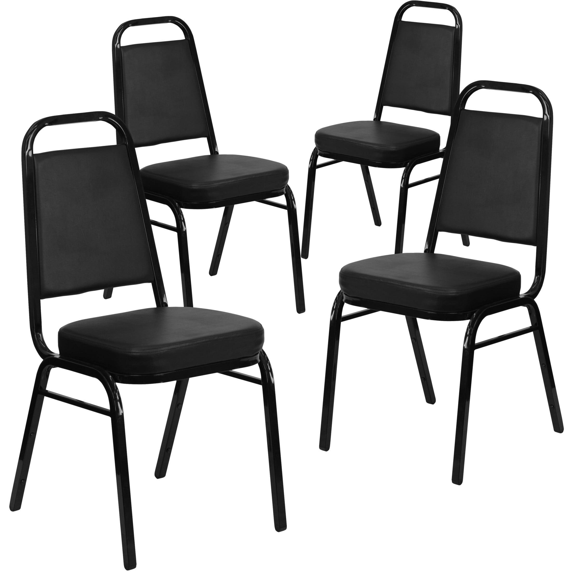 Amaya Trapezoidal Stacking Banquet Chairs by Flash Furniture