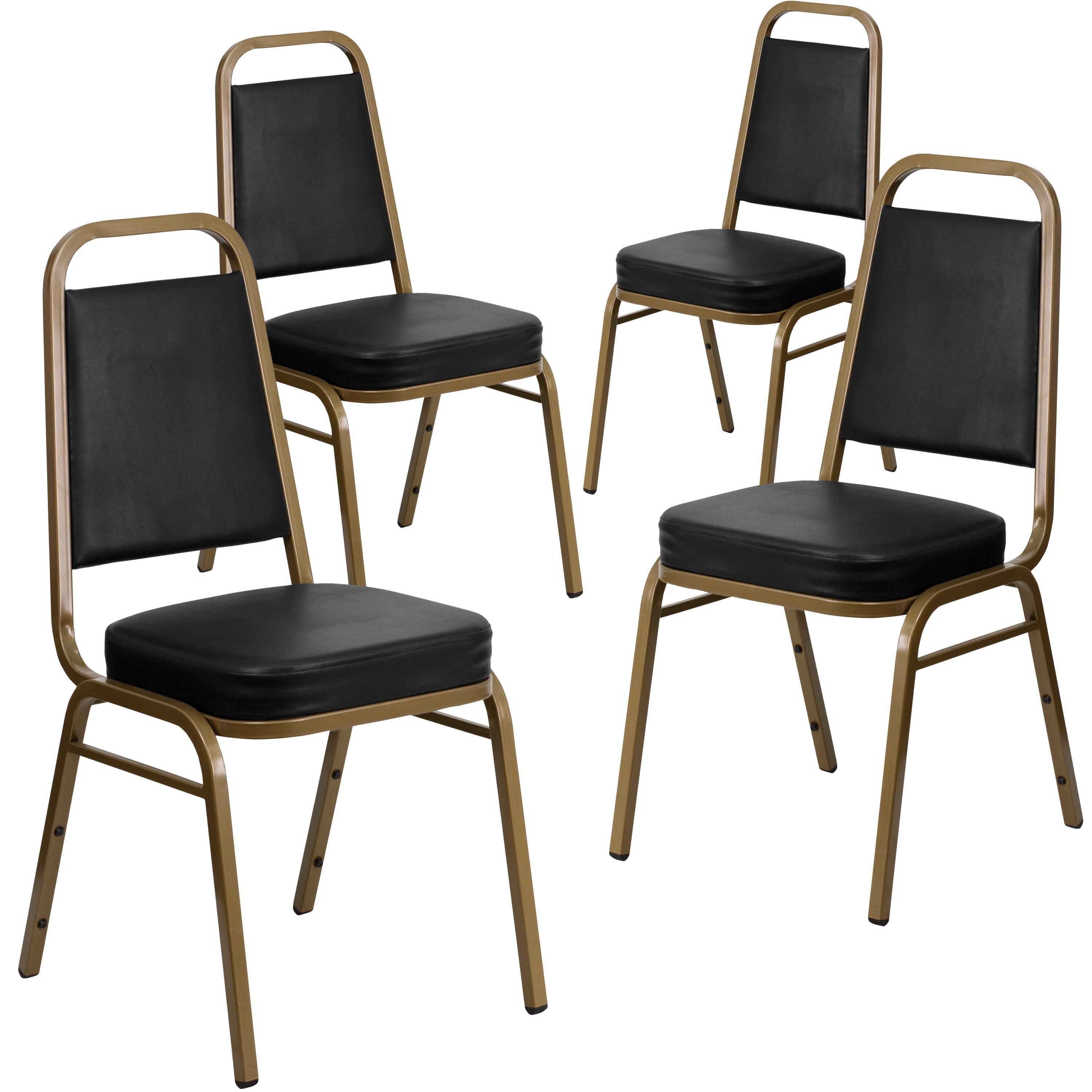 Amaya Trapezoidal Stacking Banquet Chairs by Flash Furniture