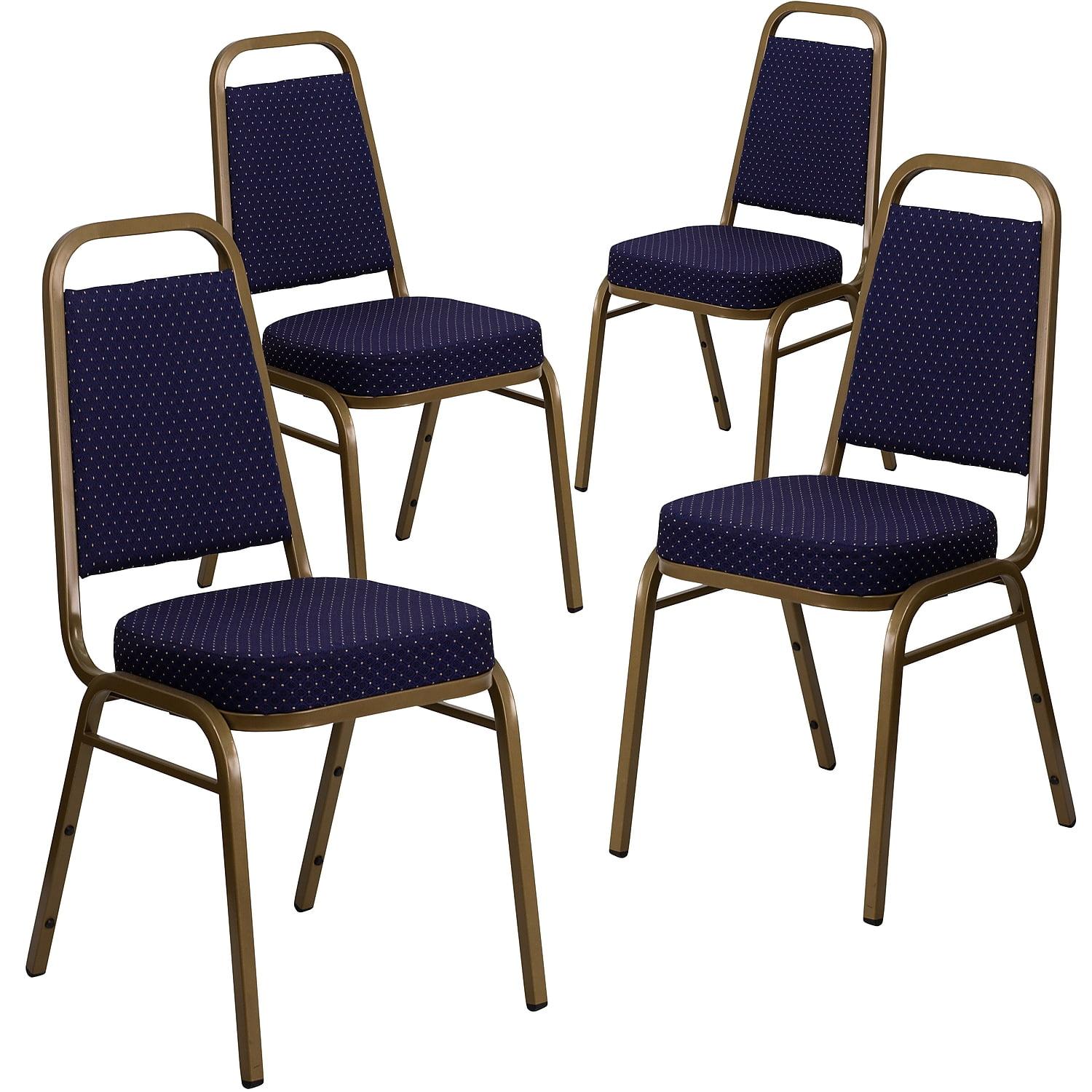 Amaya Trapezoidal Stacking Banquet Chairs by Flash Furniture