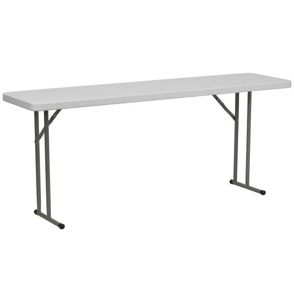 Flash Furniture Noah Rectangular Plastic Folding Training and Event Table