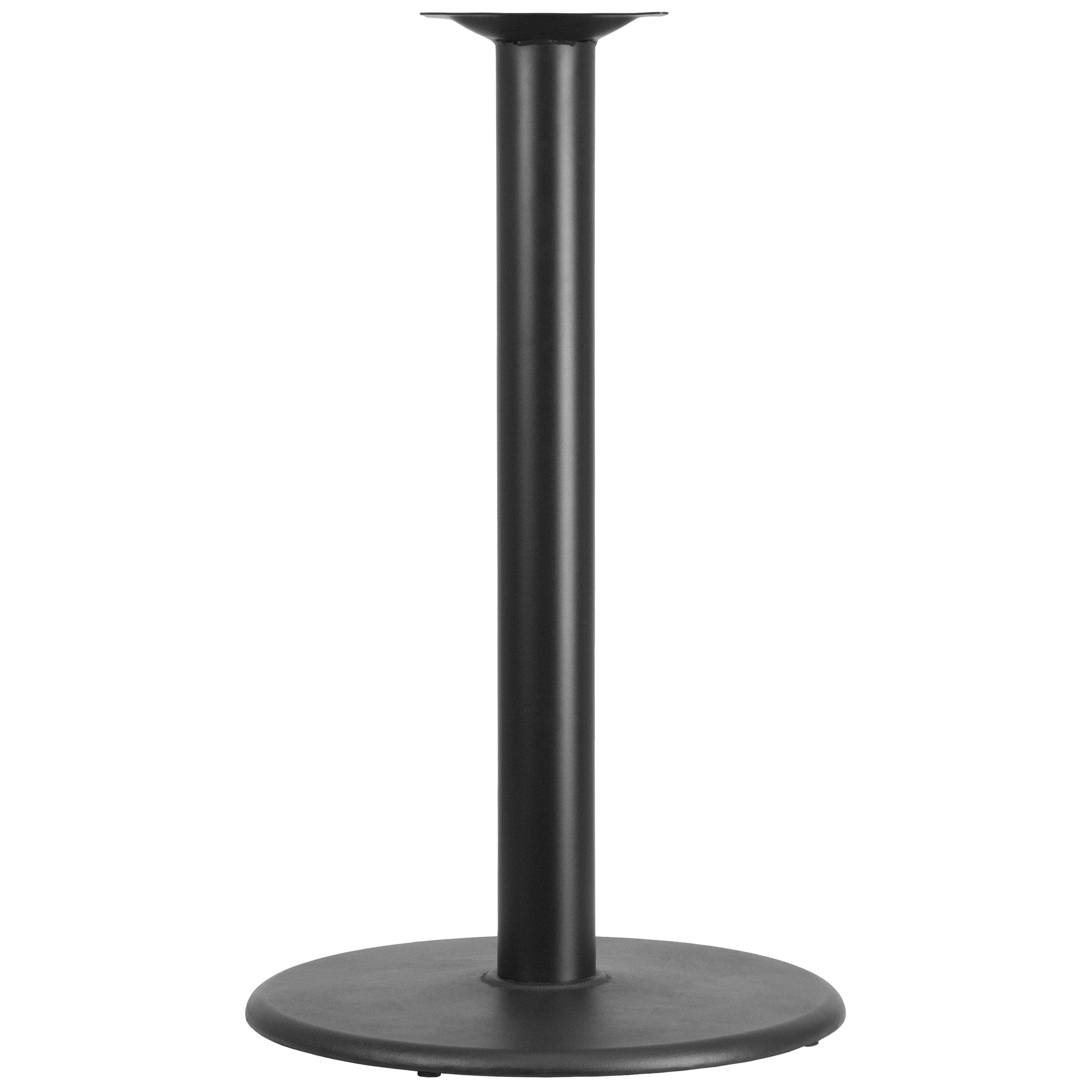 Beverly 18" Round Restaurant Table Base with 3" Dia. Bar Height Column