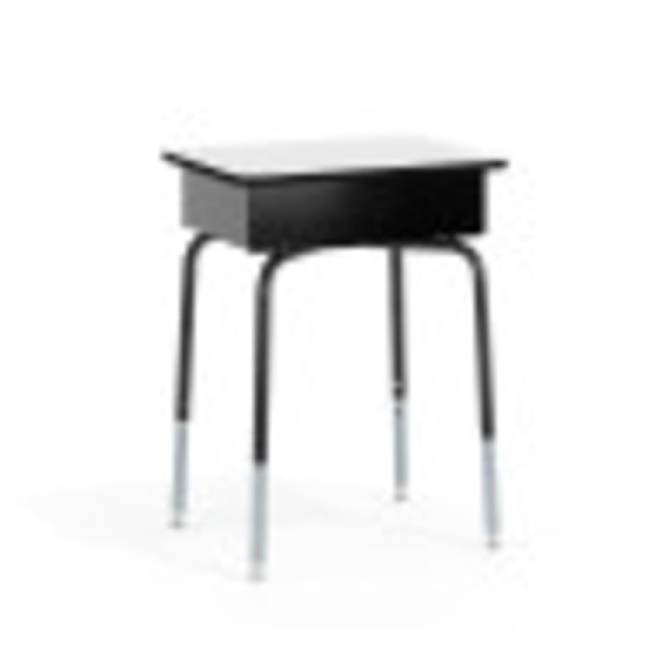 Flash Furniture Goddard Height-Adjustable Open Front Student Desk with Metal Book Box