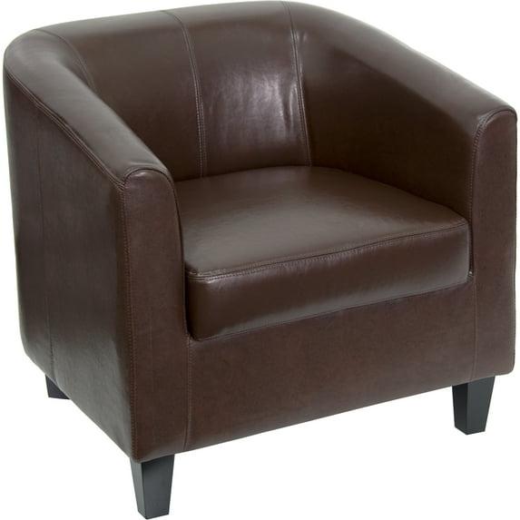 Flash Furniture Katie LeatherSoft Lounge Chair with Sloping Arms