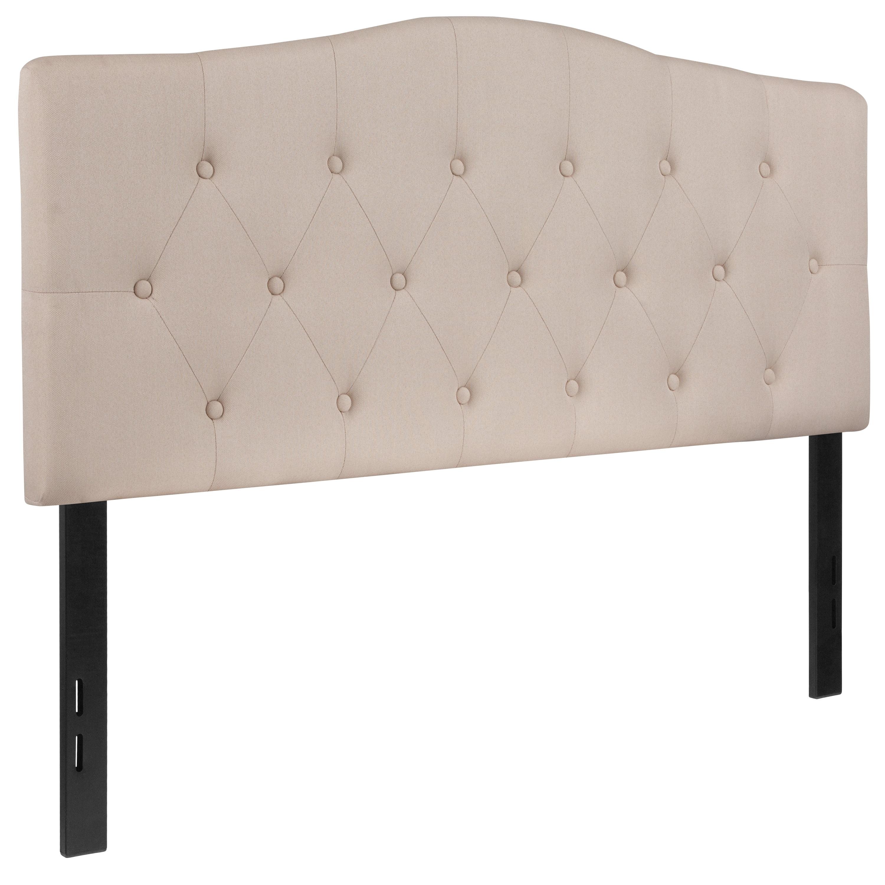 Flash Furniture Cambridge Arched Button Tufted Upholstered Headboard