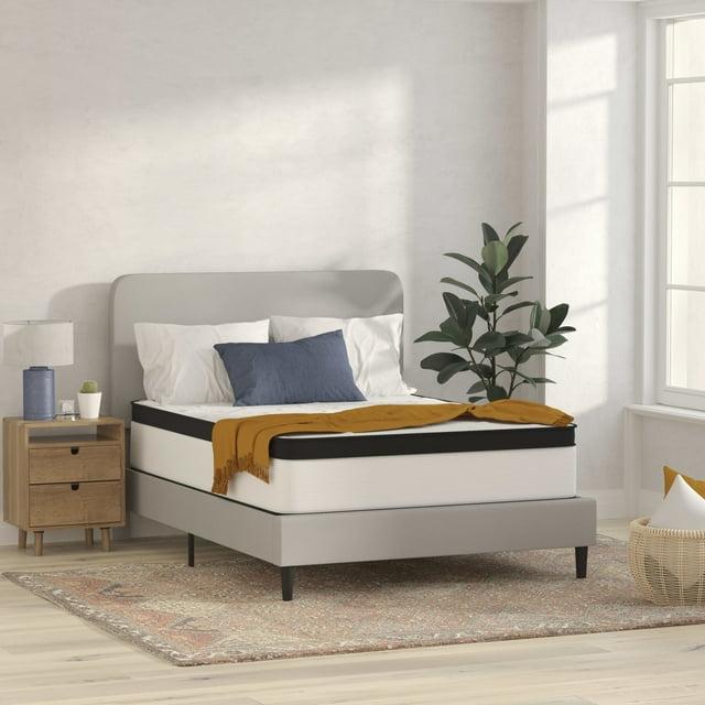 Flash Furniture 12" Hybrid Firm Pocket Spring Mattress, Full Mattress in a Box-Premium Mattress