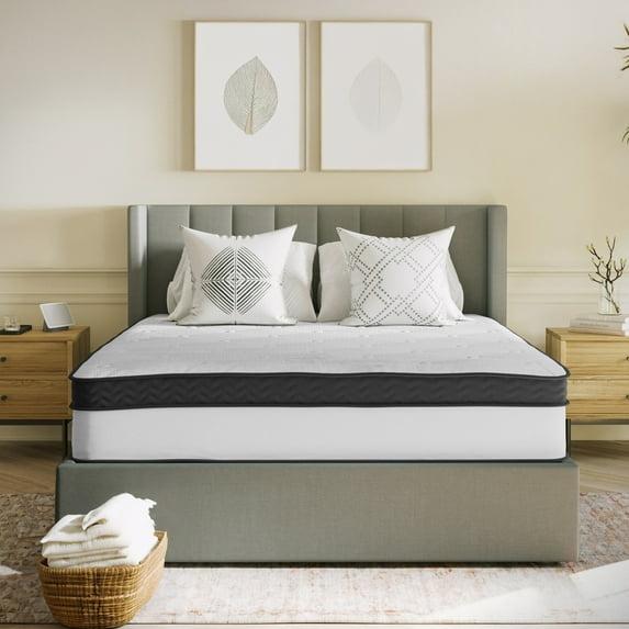 Flash Furniture Capri Comfortable Sleep 12 Inch CertiPUR-US Certified Memory Foam & Pocket Spring Mattress, Queen Mattress in a Box