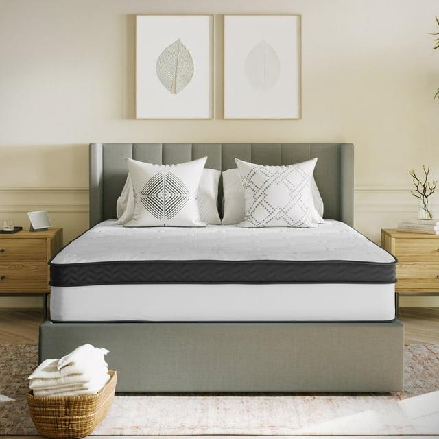 Flash Furniture Capri Comfortable Sleep 12 Inch CertiPUR-US Certified Memory Foam & Pocket Spring Mattress, Queen Mattress in a Box