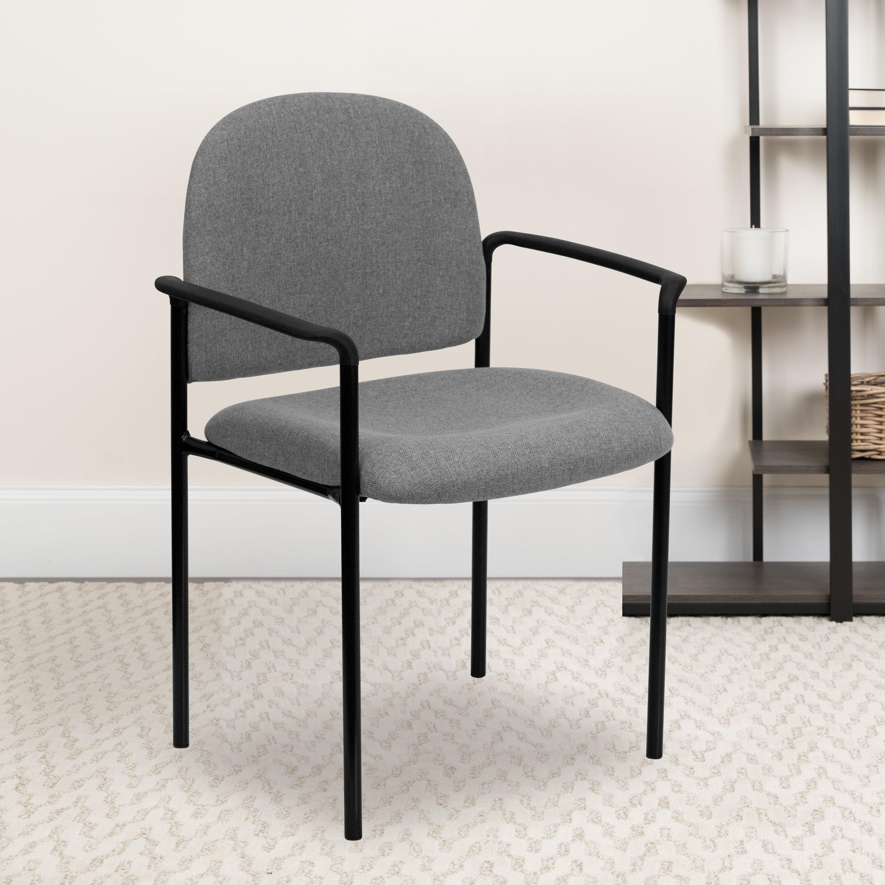 Prather Stackable Steel Ergonomic Side Reception Chair by Flash Furniture