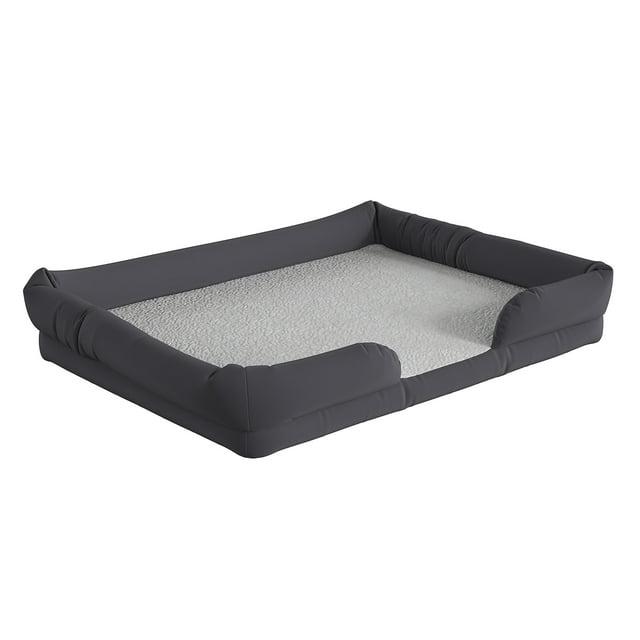 Flash Furniture Cooper Large Memory Foam Pet Bed, Gray