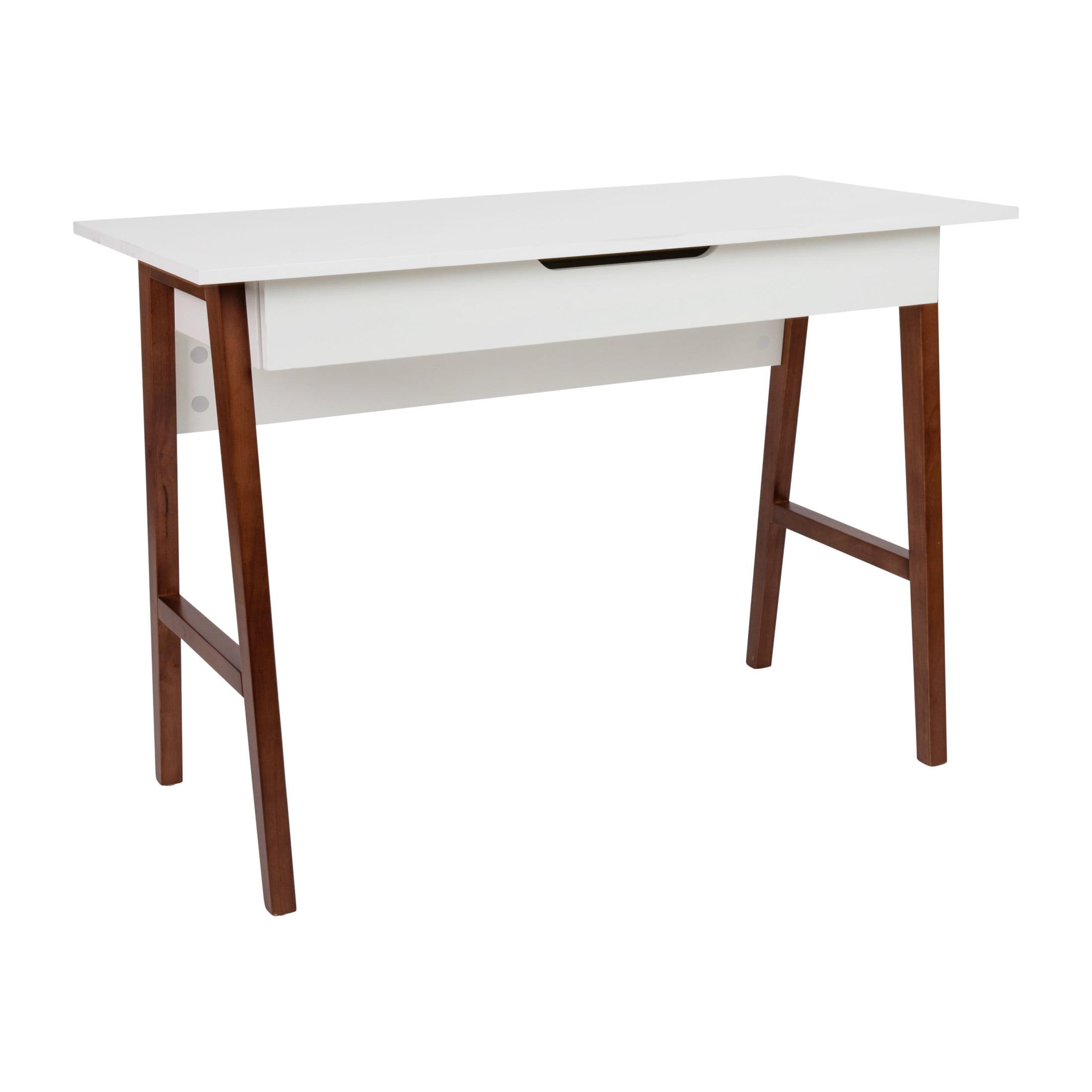 Ferebee Home Office Writing Computer Desk with Drawer - Table Desk