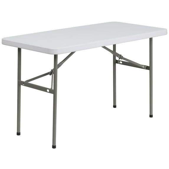 Flash Furniture Noah 4' Rectangular Plastic Event Folding Table