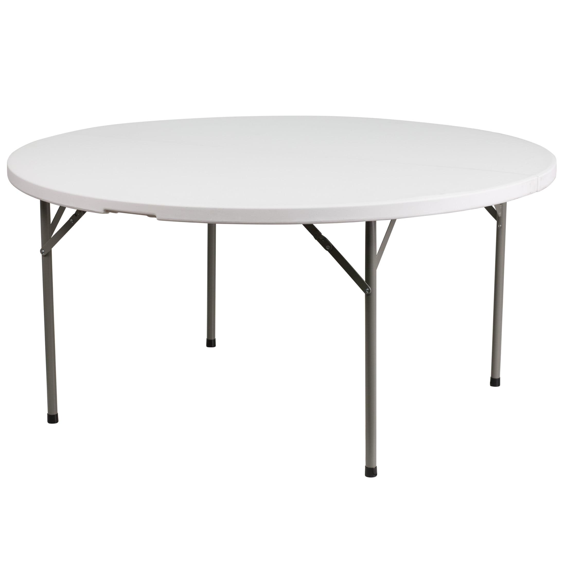 Noah 5' Round Plastic Event Folding Table by Flash Furniture