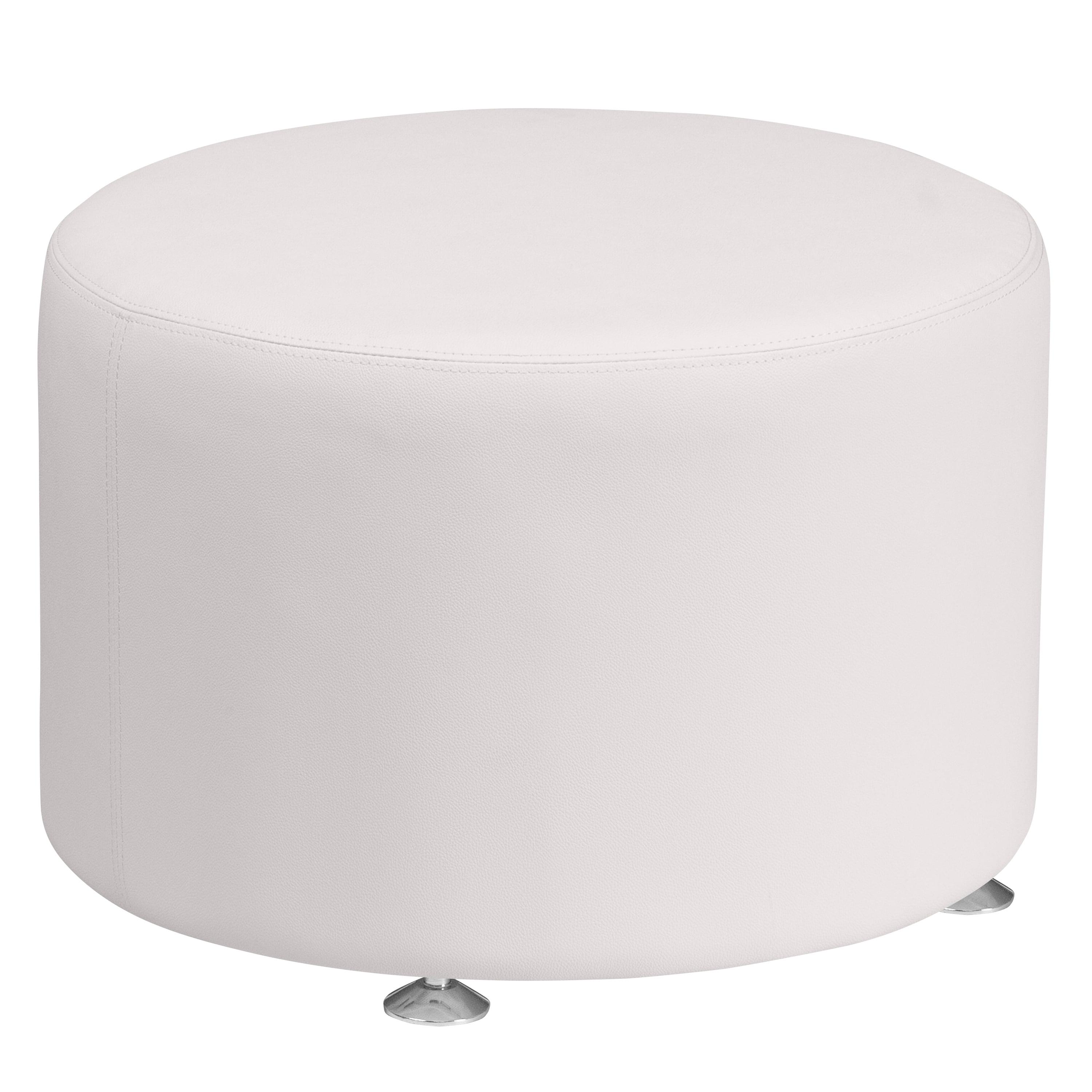 Flash Furniture HERCULES Alon Series LeatherSoft 24'' Round Ottoman