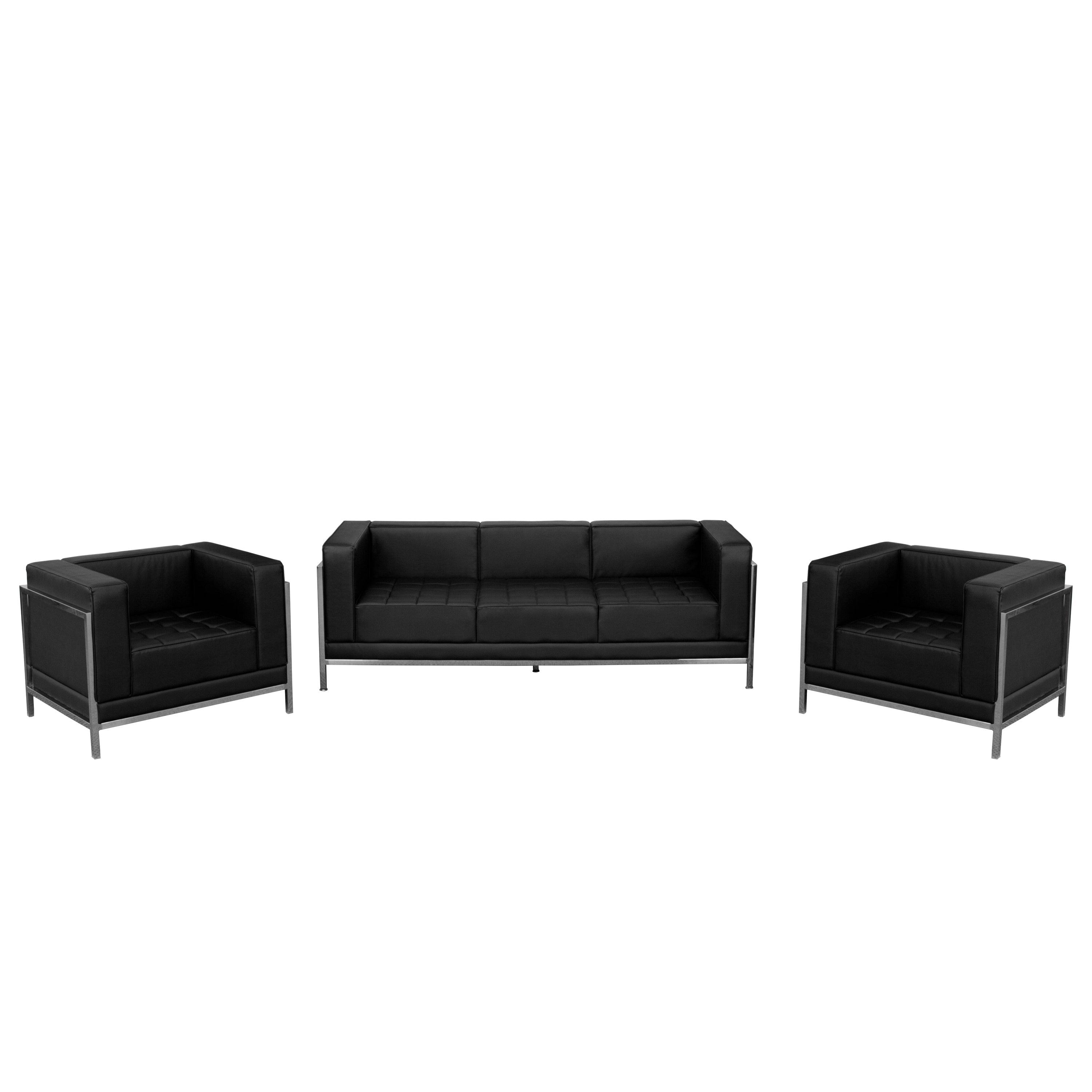 Flash Furniture Hercules Imagination Series LeatherSoft Modular Sofa & Chair Set with Taut Back and Seat