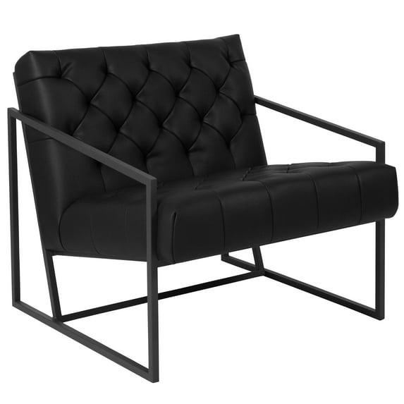 Flash Furniture Hercules Madison Bomber Jacket LeatherSoft Tufted Lounge Chair