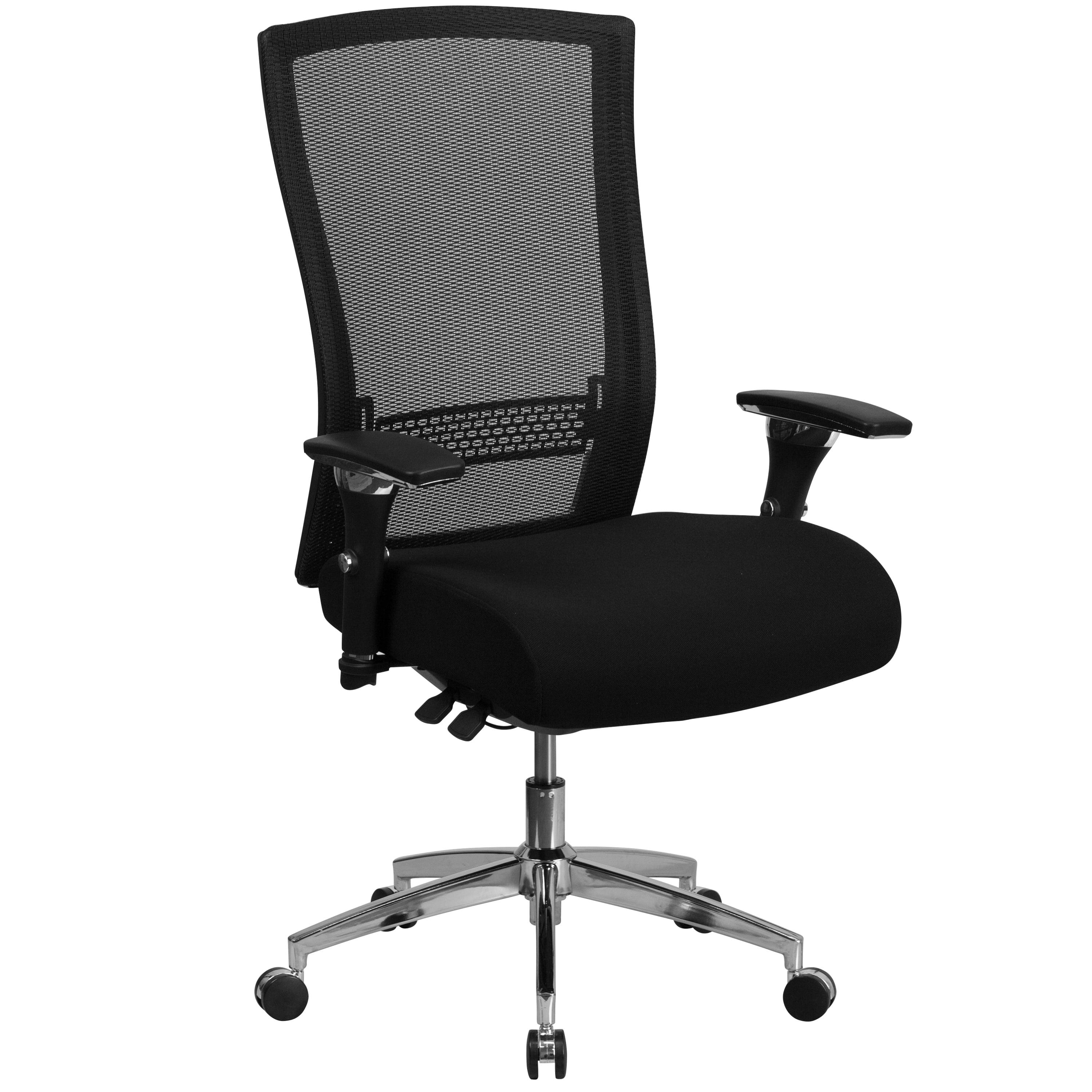 Ergonomic High Back Black Mesh Swivel Task Chair with Adjustable Arms