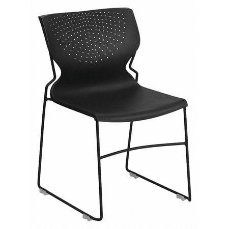 Everleigh 661 lb. Capacity Full Back Stack Chair with Powder Coated Frame