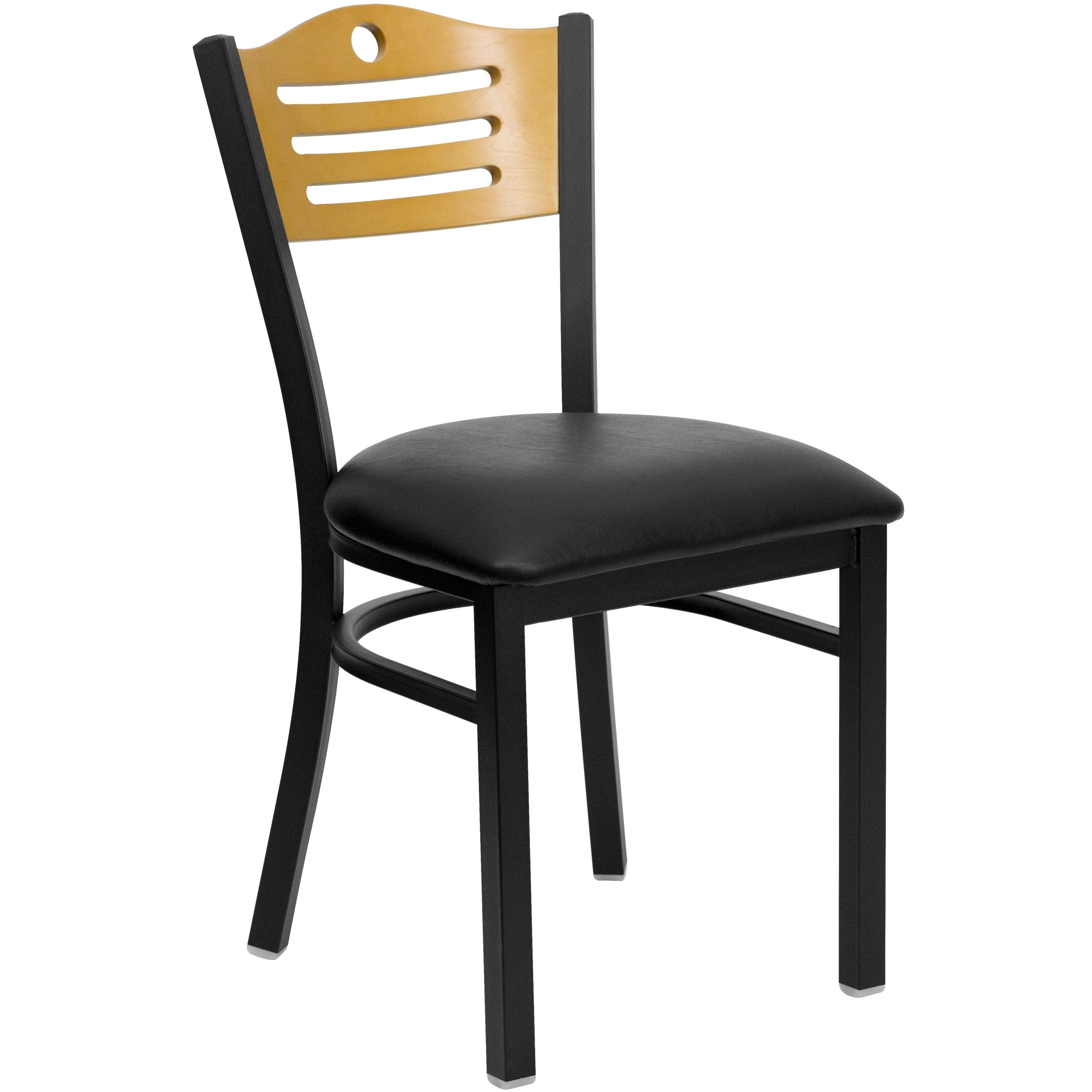 Slat Back Metal Restaurant Chair