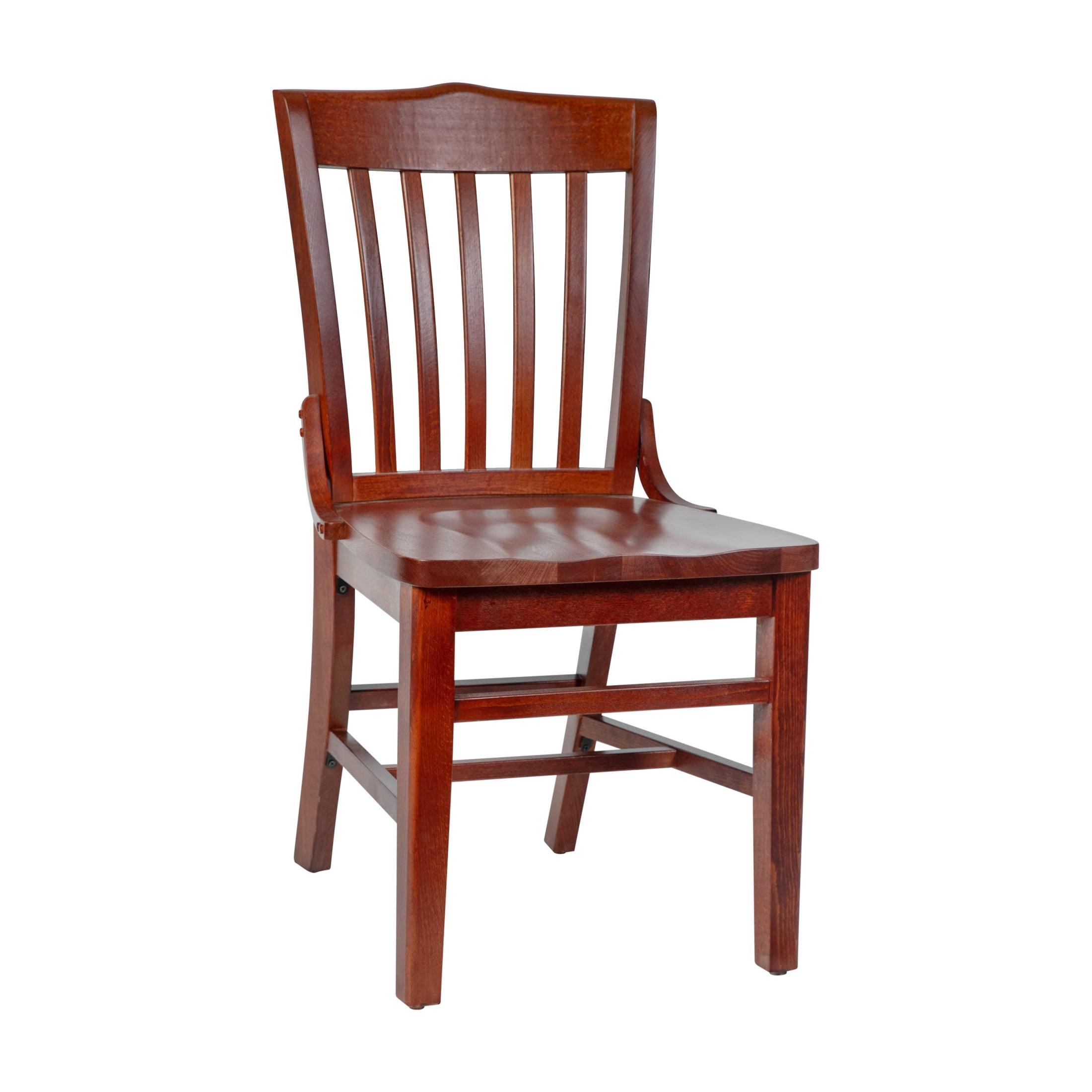 Flash Furniture HERCULES Series Finished School House Back Wooden Restaurant Chair