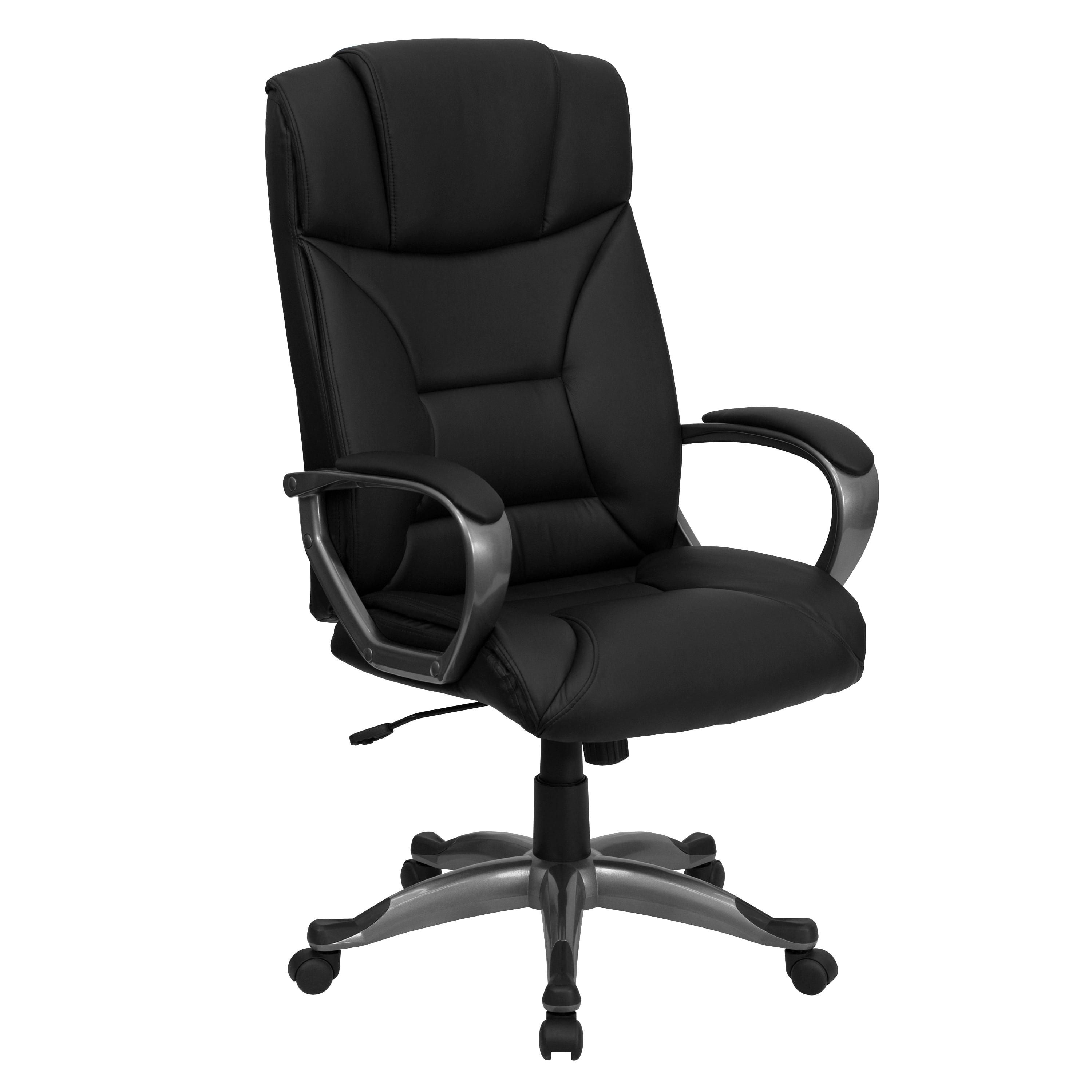 Ergonomic High Back Black LeatherSoft Swivel Executive Chair