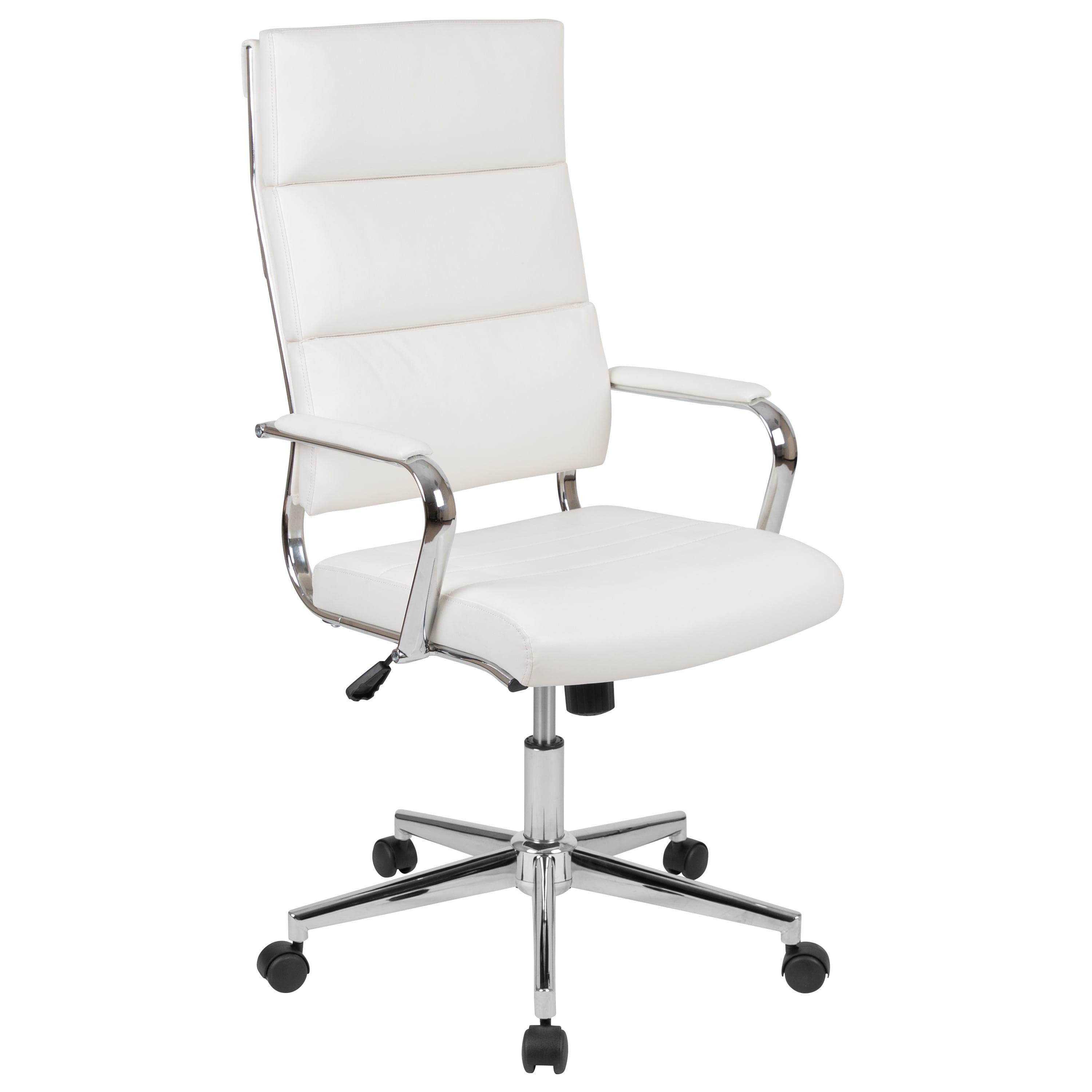 Flash Furniture High Back LeatherSoft Contemporary Panel Executive Swivel Office Chair