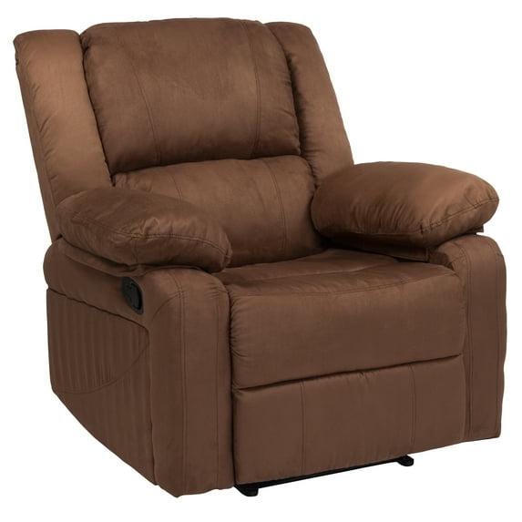 Flash Furniture Harmony Series Chocolate Brown Microfiber Recliner