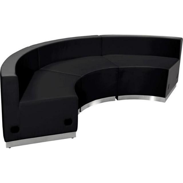 Flash Furniture HERCULES Alon Series LeatherSoft Reception Configuration, 3 Pieces