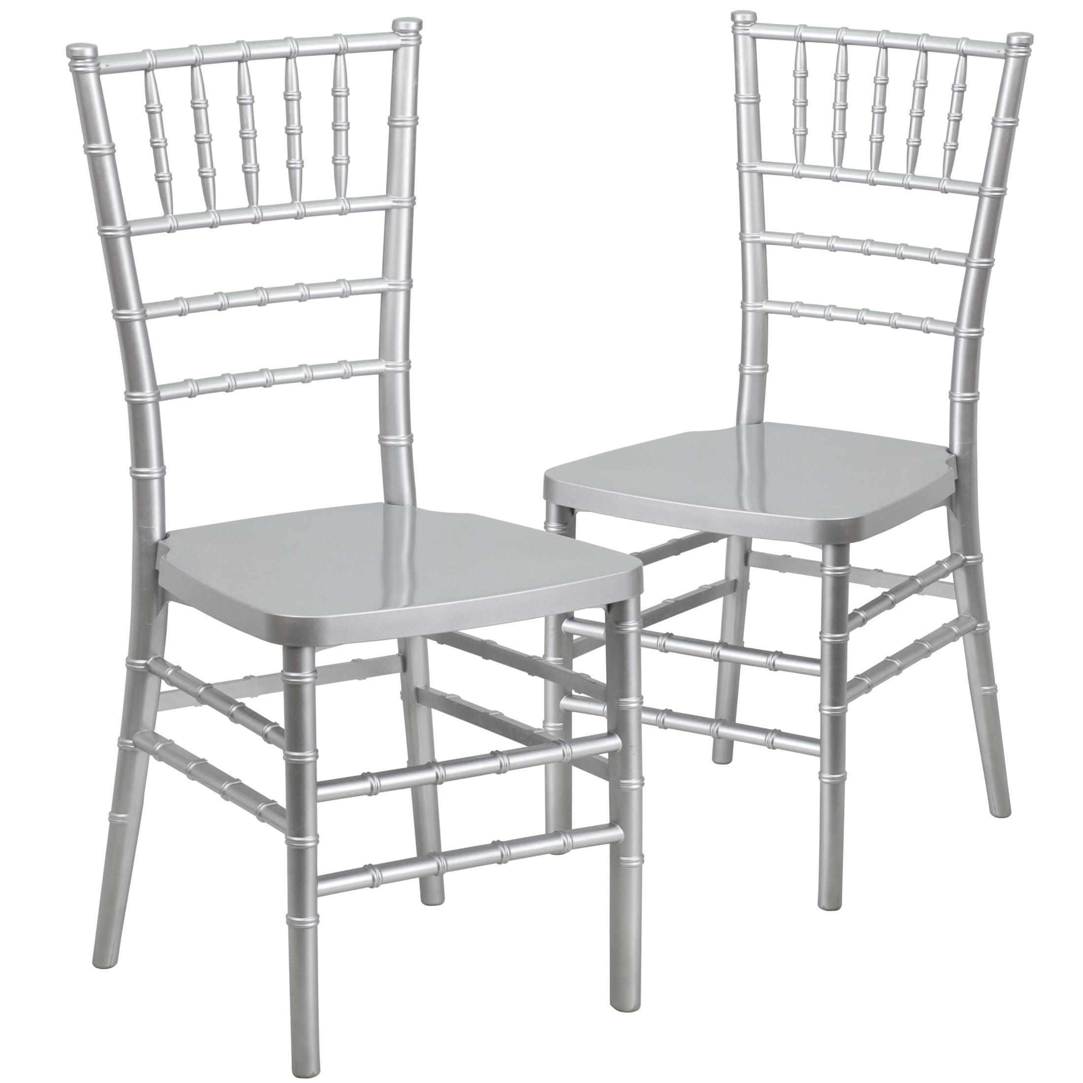 Flash Furniture Emma Premium Series Resin Stacking Chiavari Chair (Set of 2)