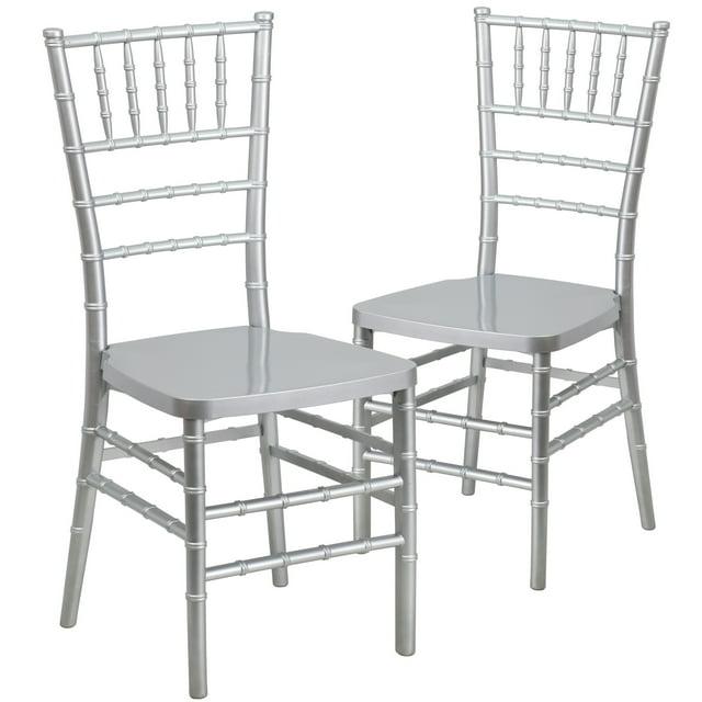 Flash Furniture Emma Premium Series Resin Stacking Chiavari Chair (Set of 2)