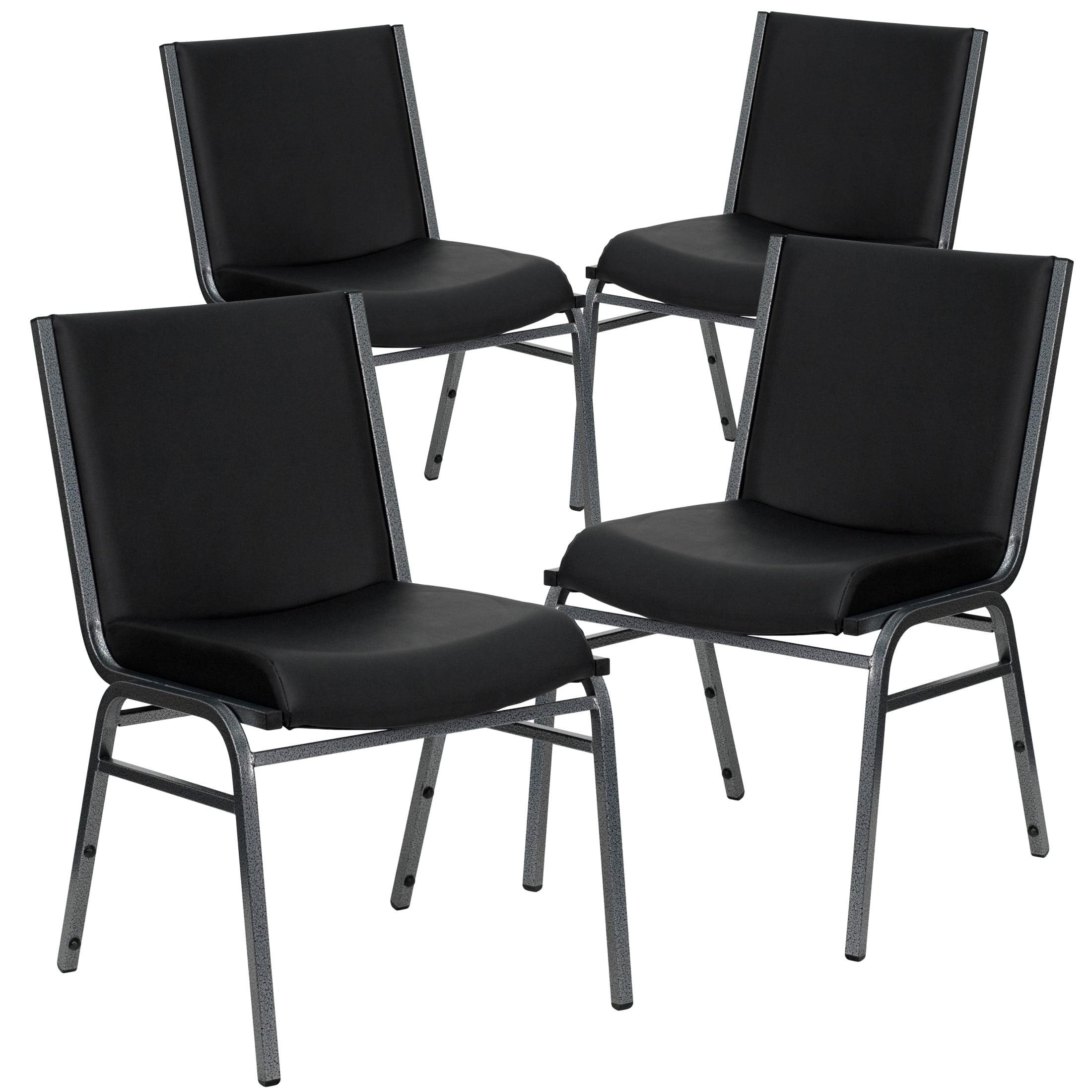 Flash Furniture Gunther Heavy Duty Stack Chair (Set of 4)