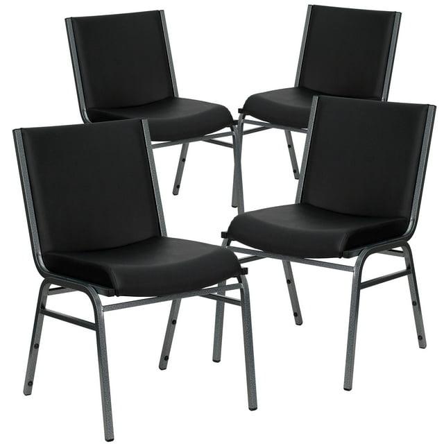 Flash Furniture Gunther Heavy Duty Stack Chair (Set of 4)