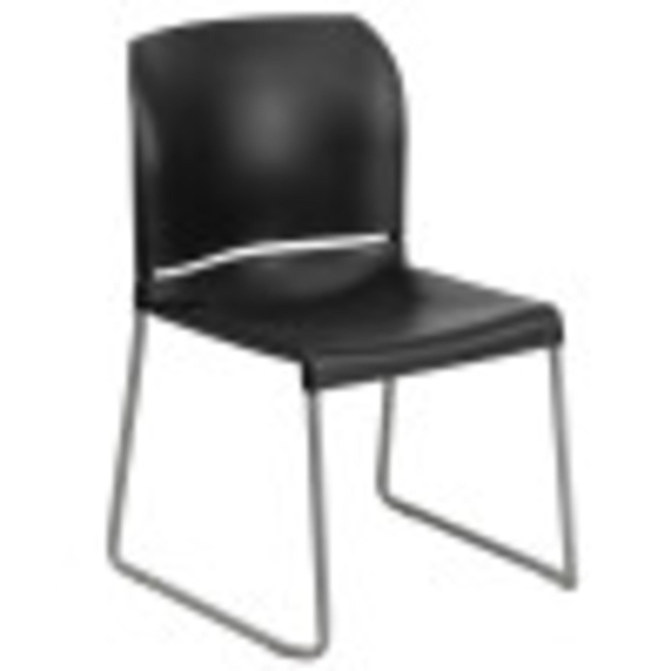 Flash Furniture Brielle Contoured Sled Base Stackable Waiting Room Chairs (Set of 5)