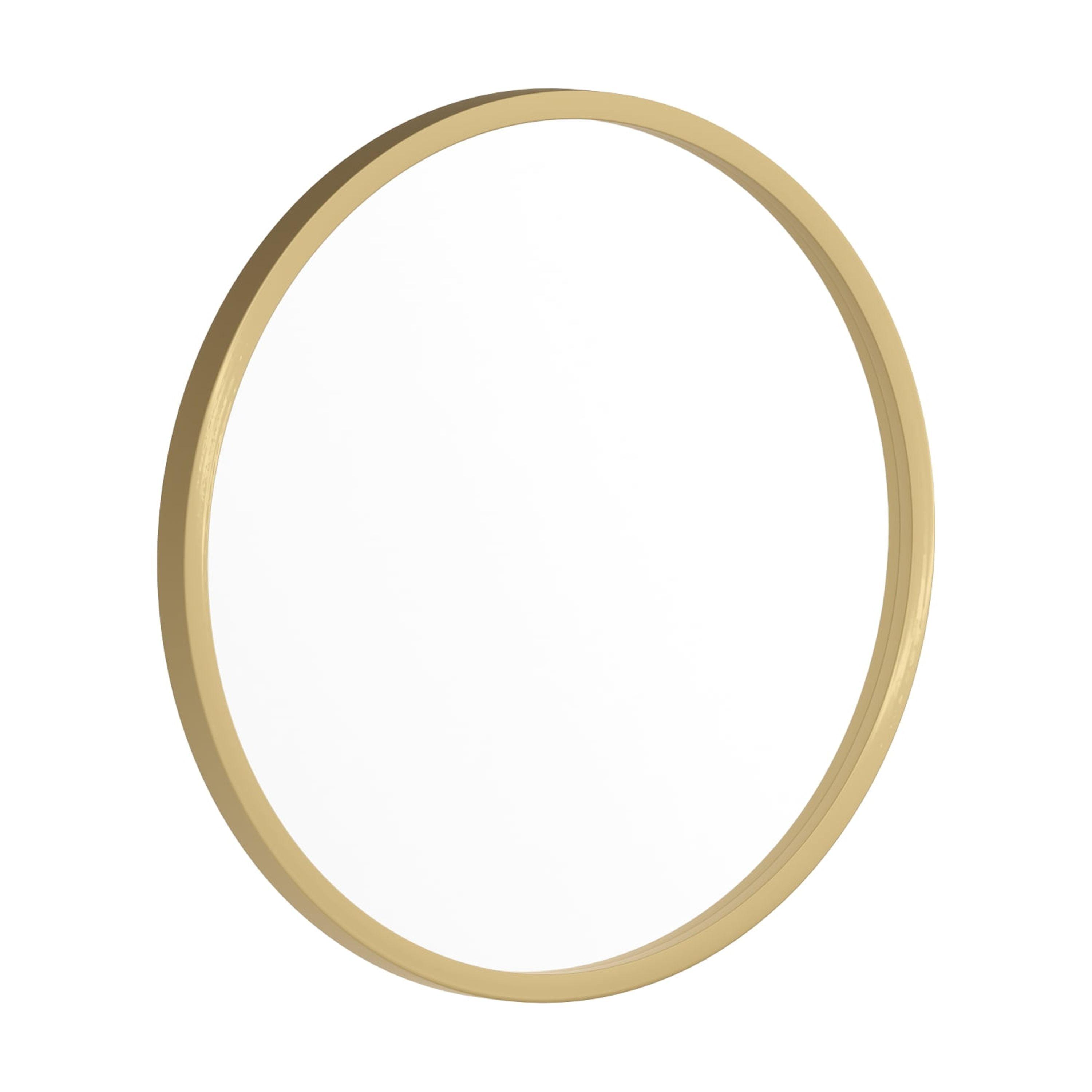 Flash Furniture Julianne 16" x 16" Gold Modern Wall Mounted Mirror