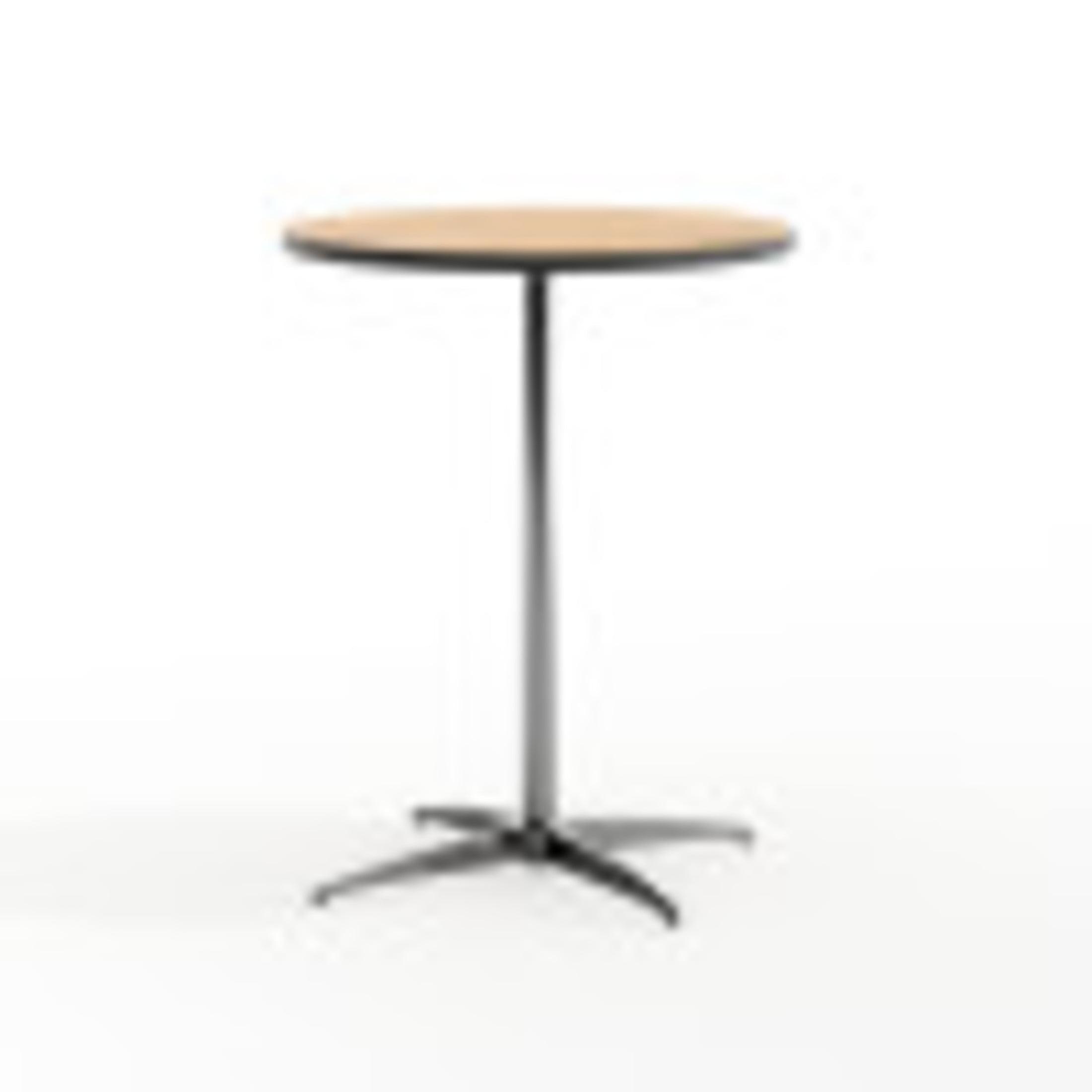 Flash Furniture Marrel Round Wood Cocktail Table with Columns by Flash Furniture