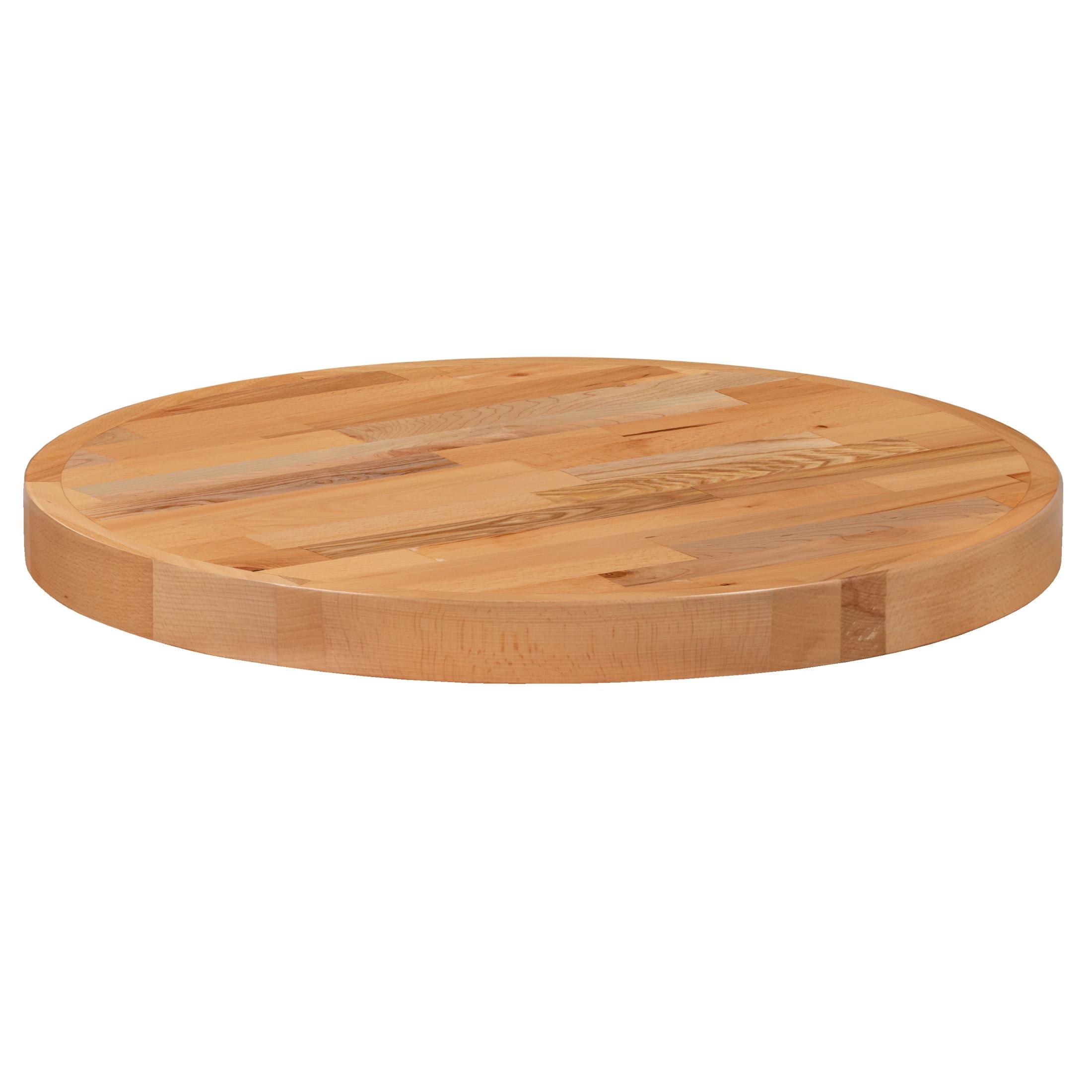 Mayfair Round Butcher Block Style Table Top - Restaurant Table Top