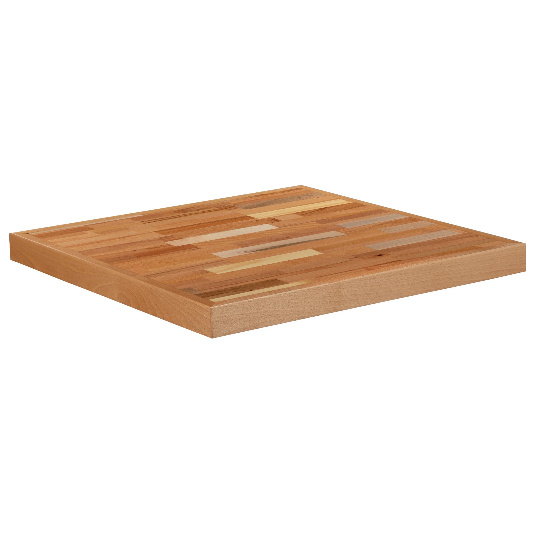 Mayfair Square Butcher Block Style Table Top - Restaurant Table Top