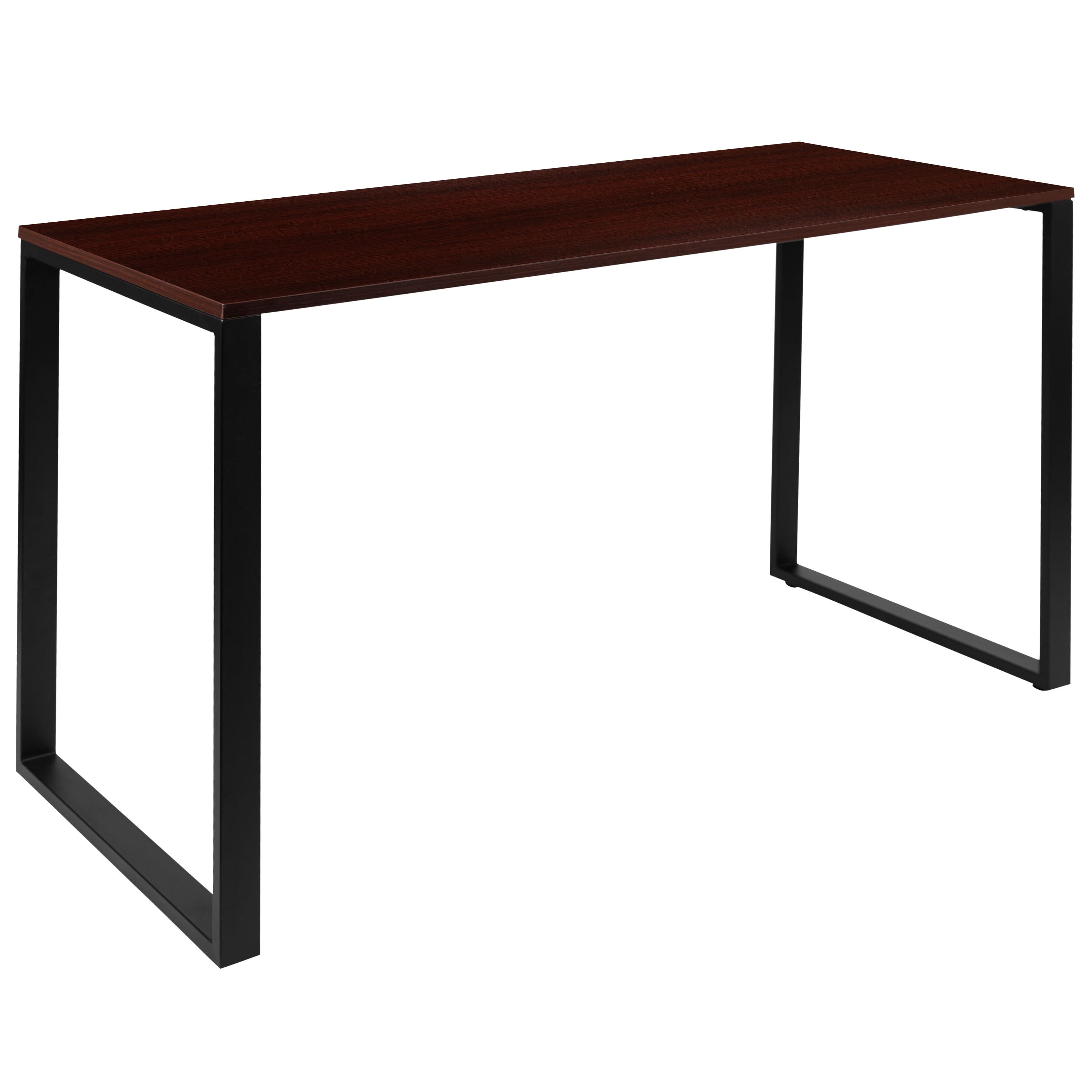 Flash Furniture Modern Commercial Grade Desk Industrial Style Computer Desk Sturdy Home Office Desk - 55" Length