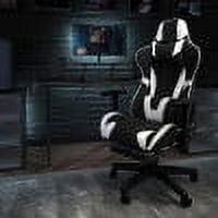 Flash Furniture X30 Gaming Chair Racing Office Ergonomic Computer Chair with Fully Reclining Back and Slide-Out Footrest in Red LeatherSoft