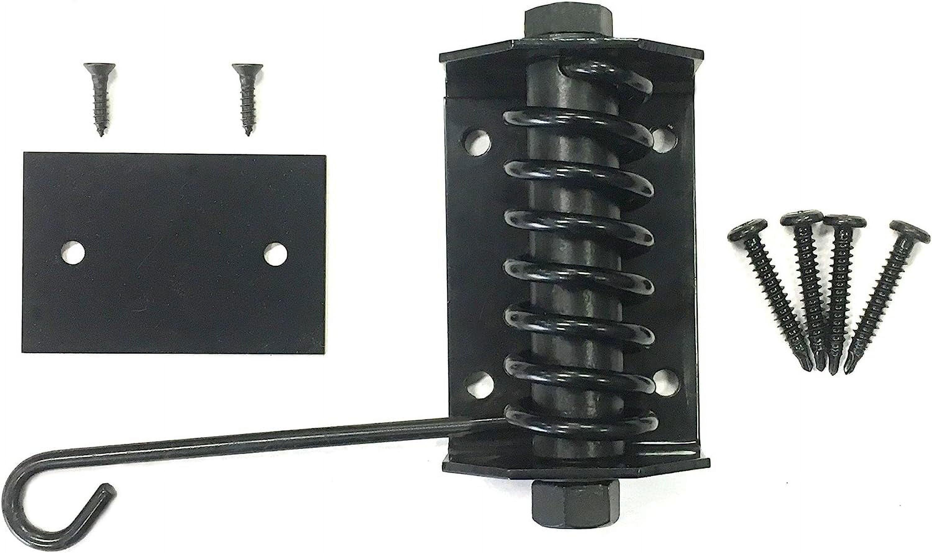 Black Powder Coated Self-Closing Adjustable Gate Closer